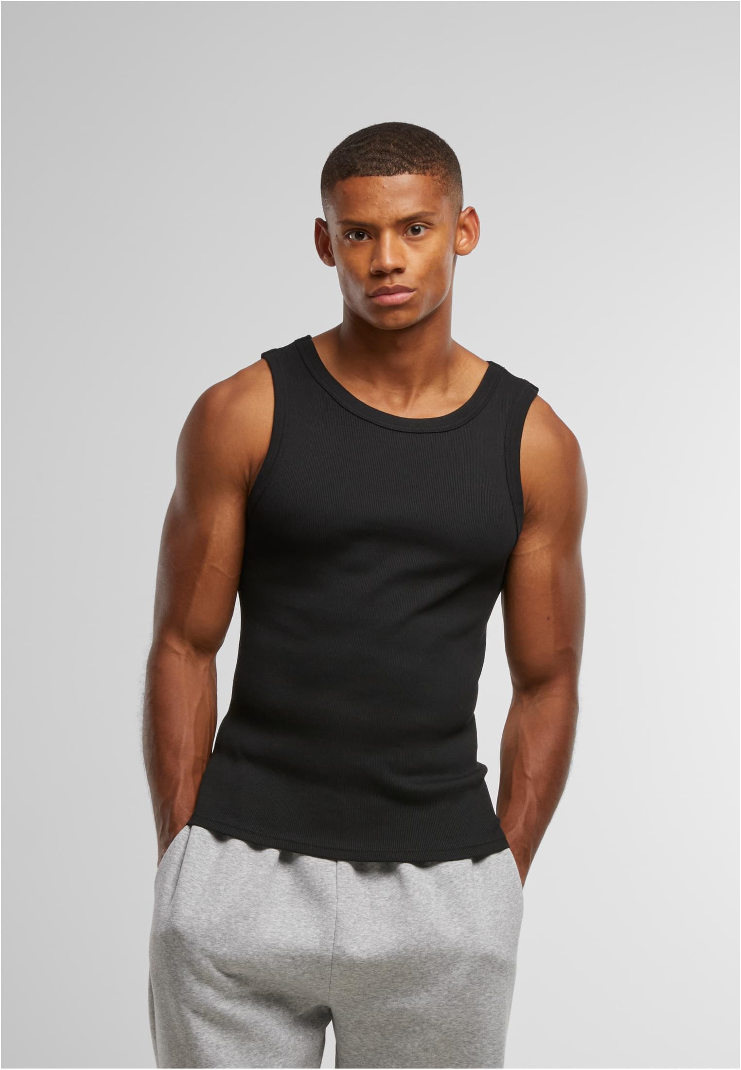 Mens Tanktop black | black