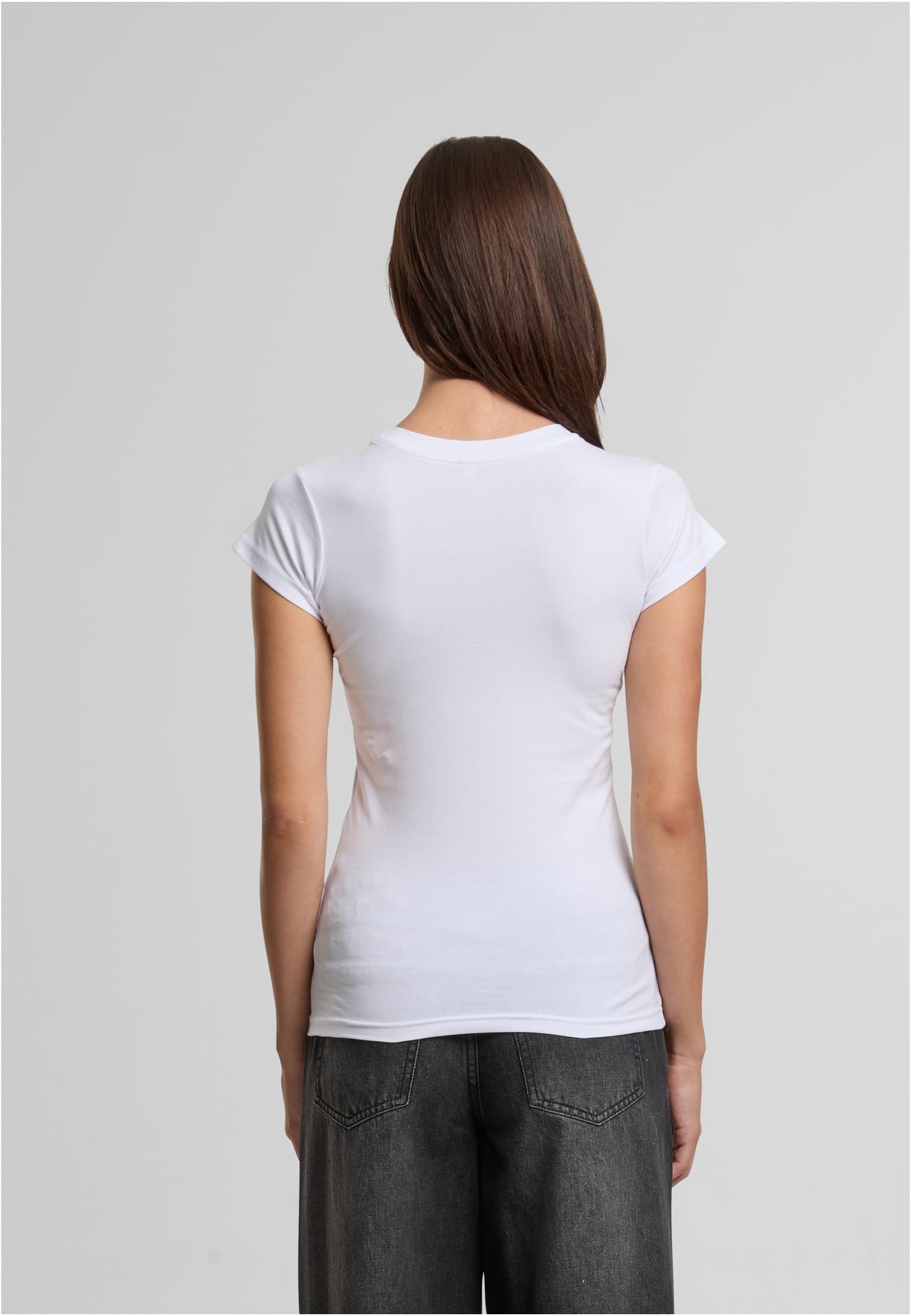 Ladies Stretch Tee white | white