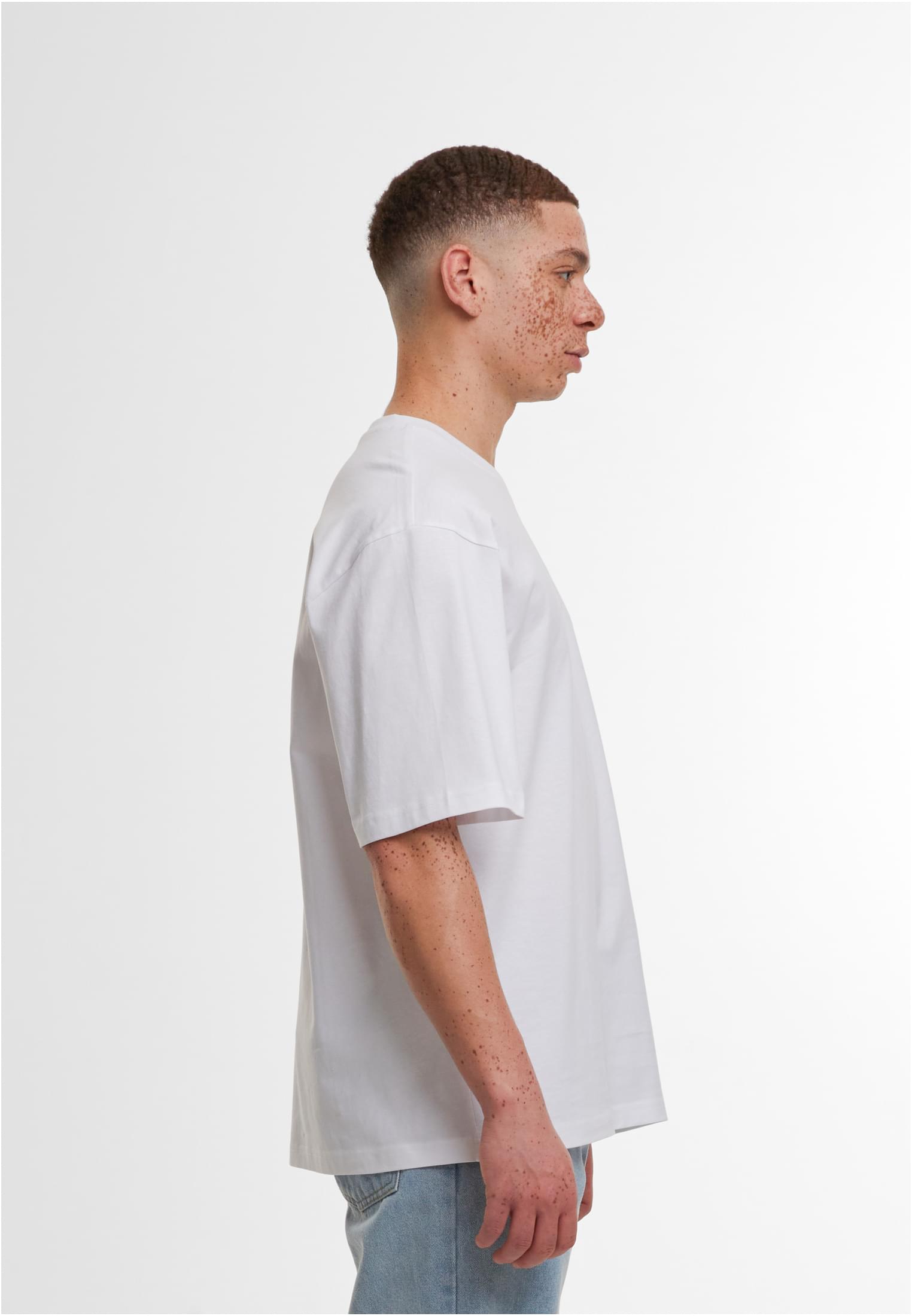 Loose Fit Tee white | white