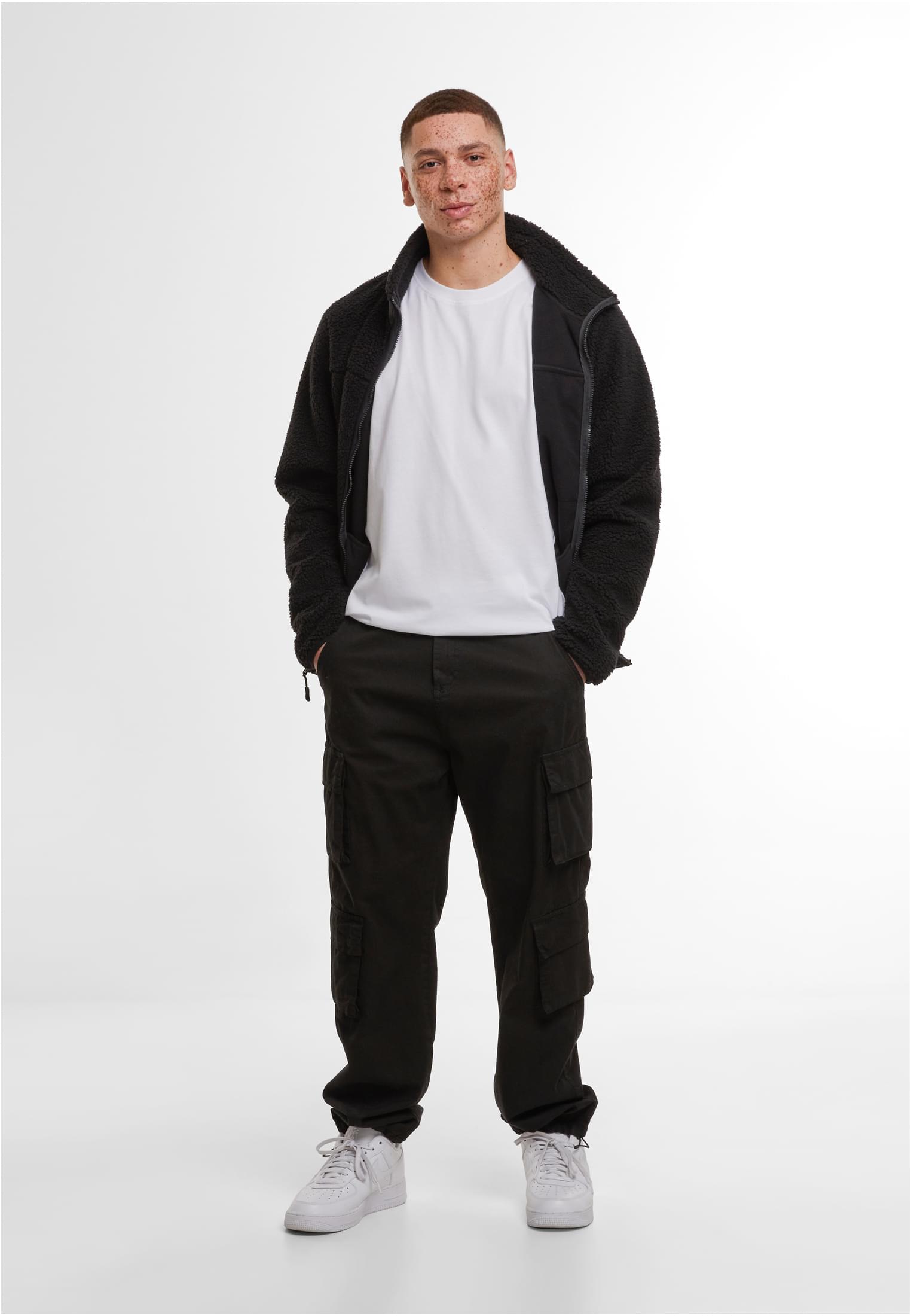 Bonded Sherpa Jacket black | black
