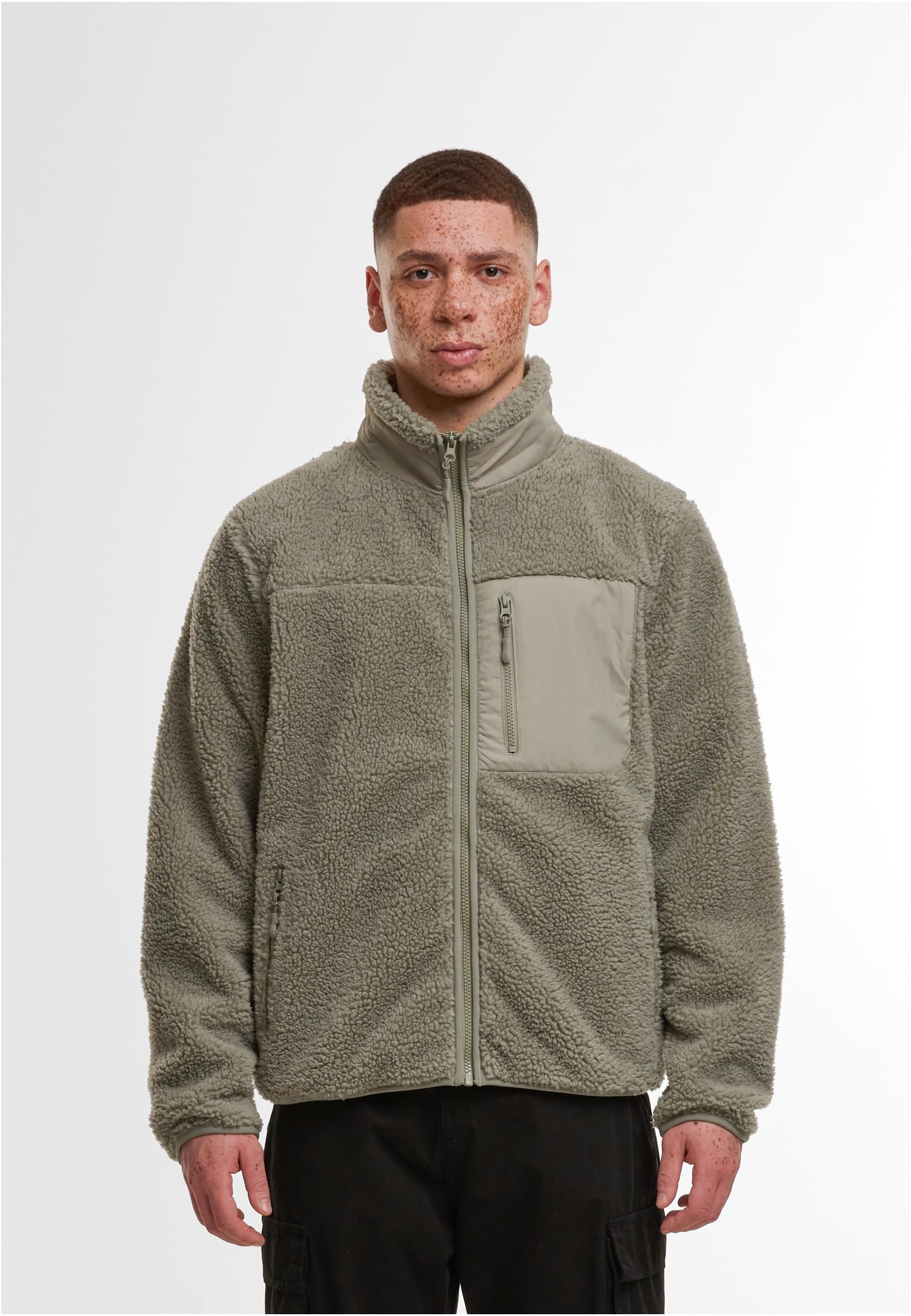 Bonded Sherpa Jacket paleolive | paleolive
