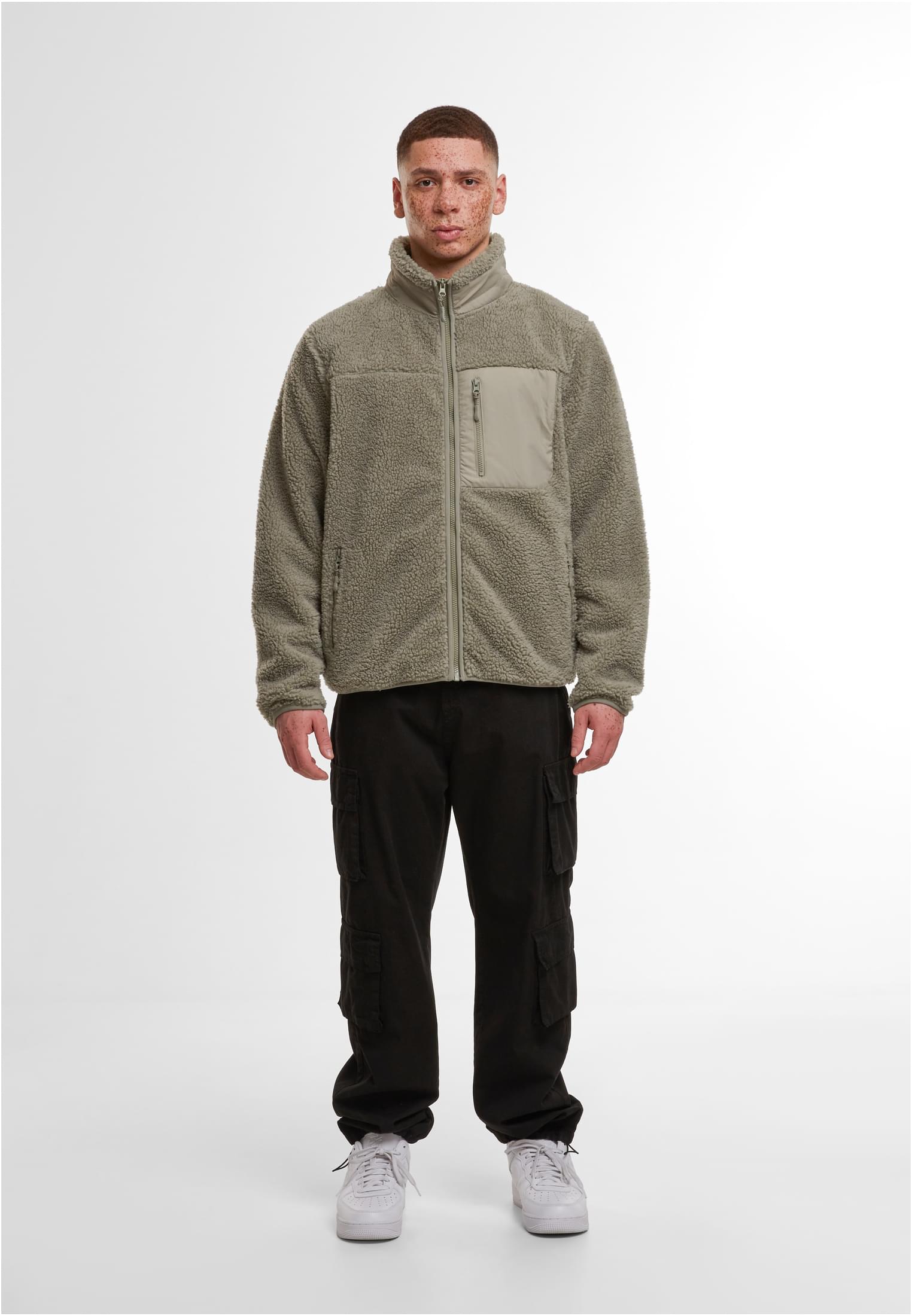 Bonded Sherpa Jacket paleolive | paleolive
