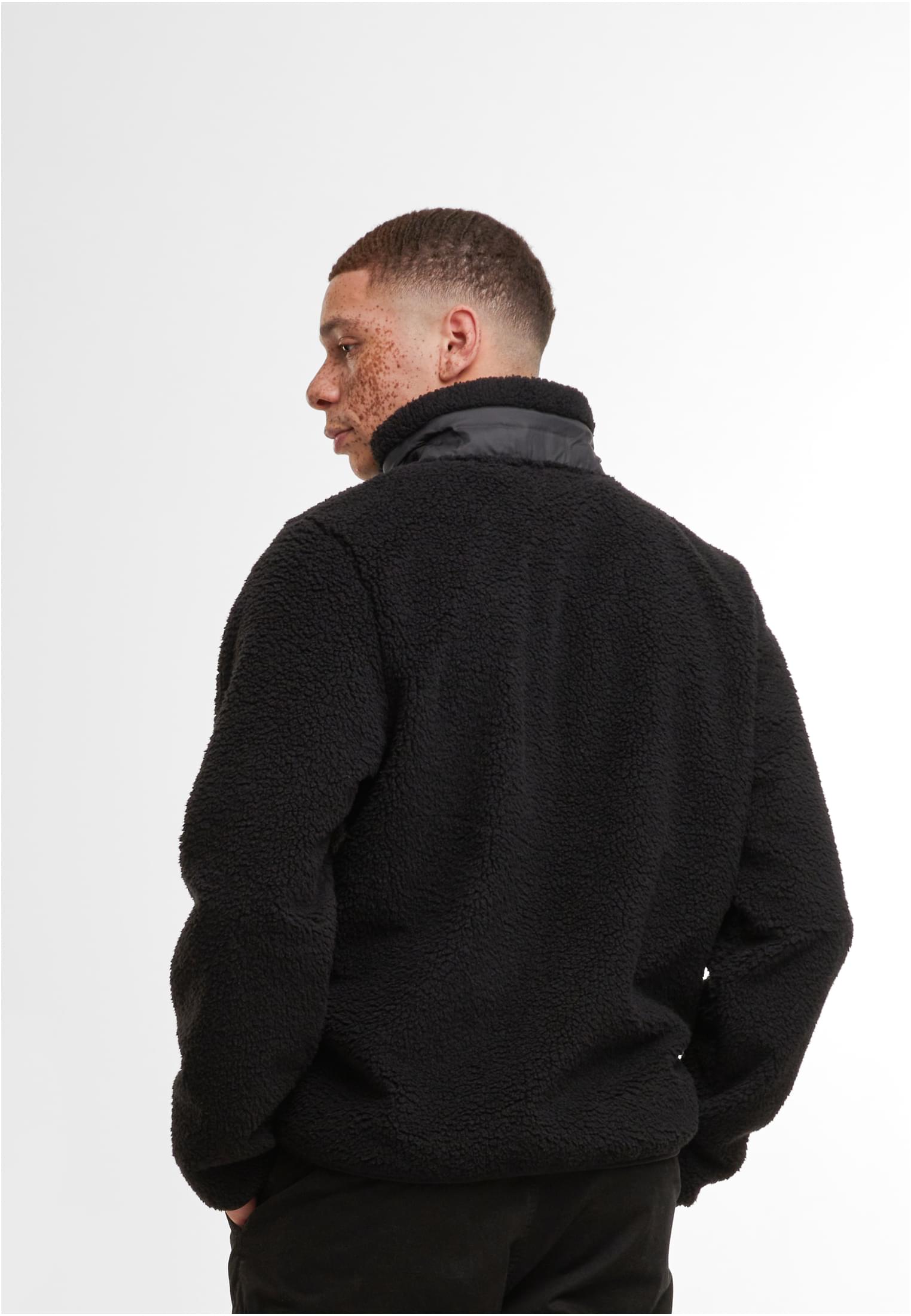 Bonded Sherpa Jacket black | black