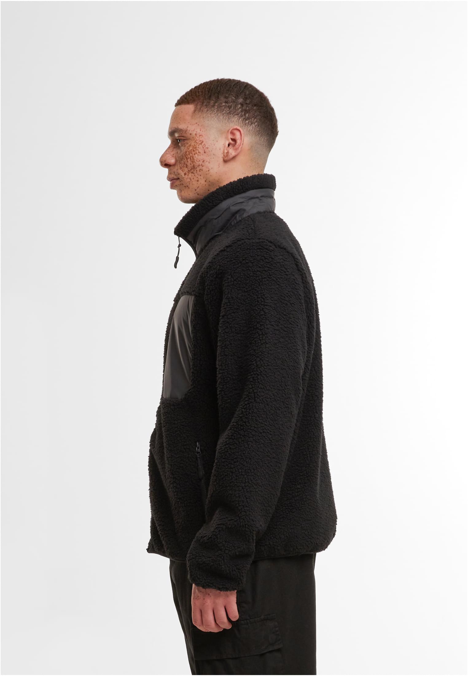 Bonded Sherpa Jacket black | black