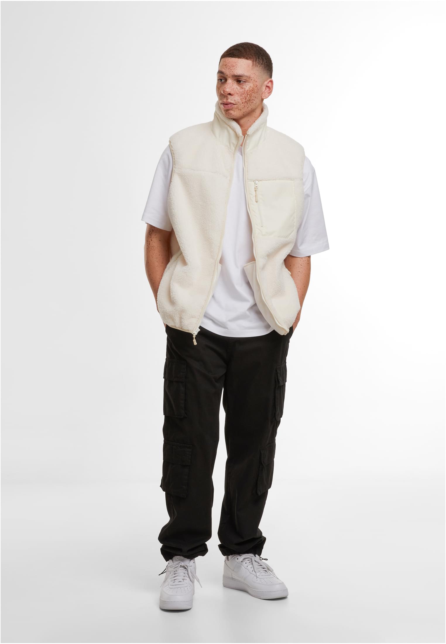Bonded Sherpa Vest whitesand | whitesand