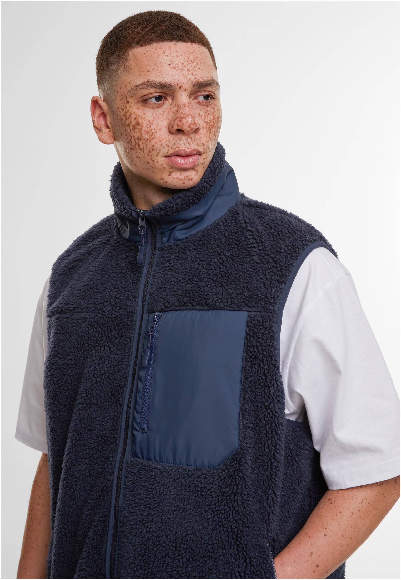 Bonded Sherpa Vest navy | navy
