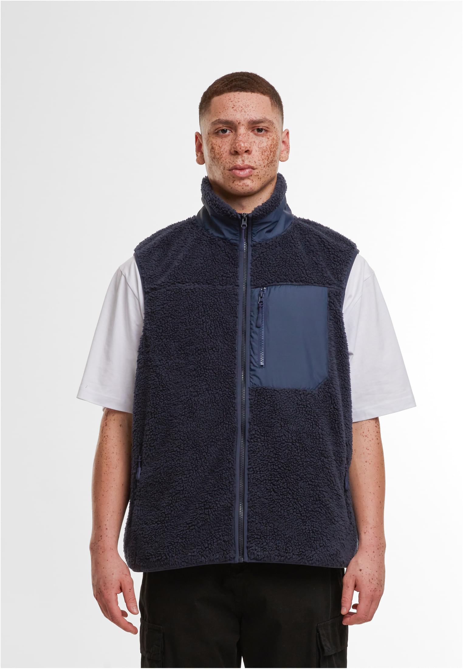 Bonded Sherpa Vest navy | navy