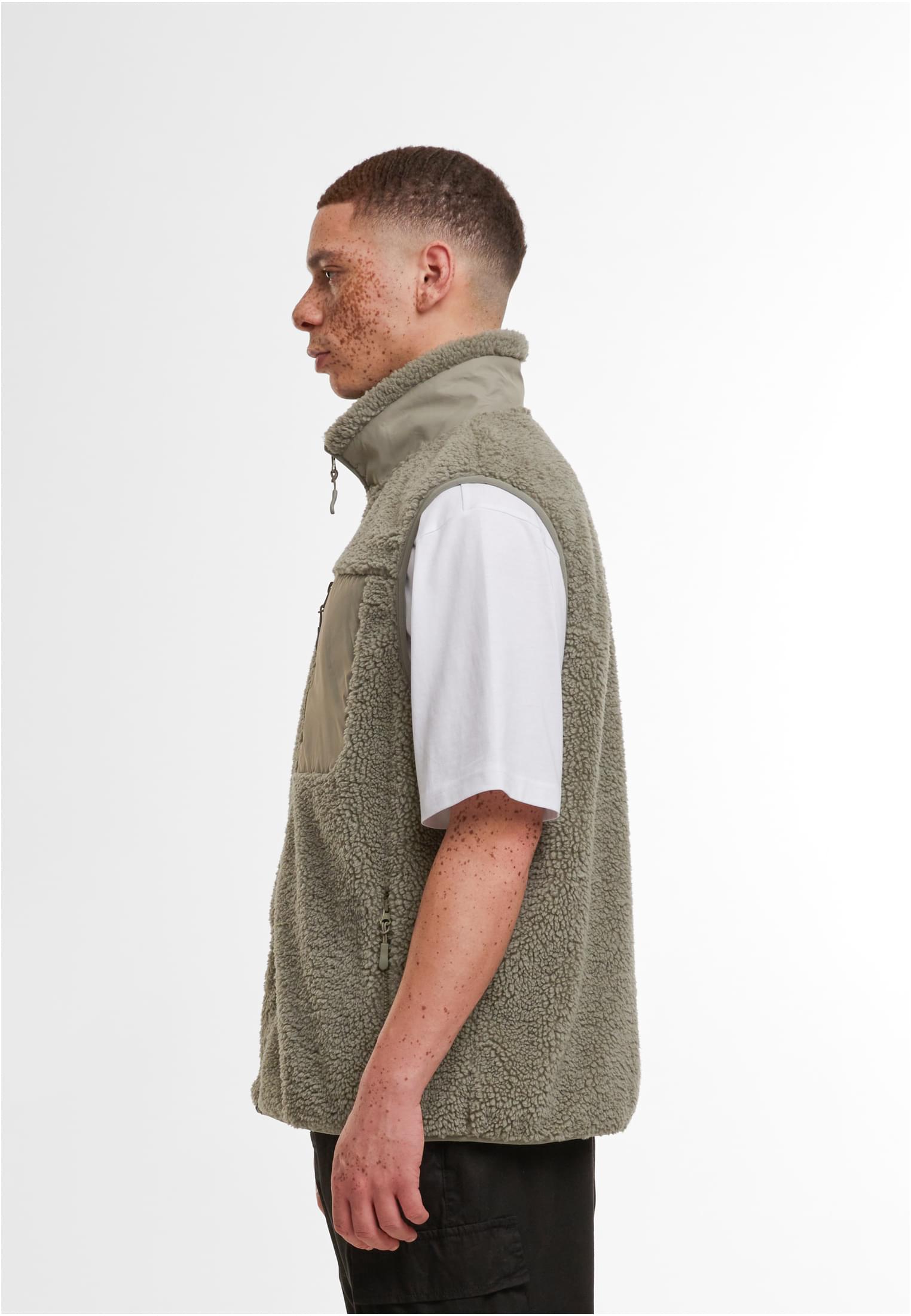 Bonded Sherpa Vest paleolive | paleolive