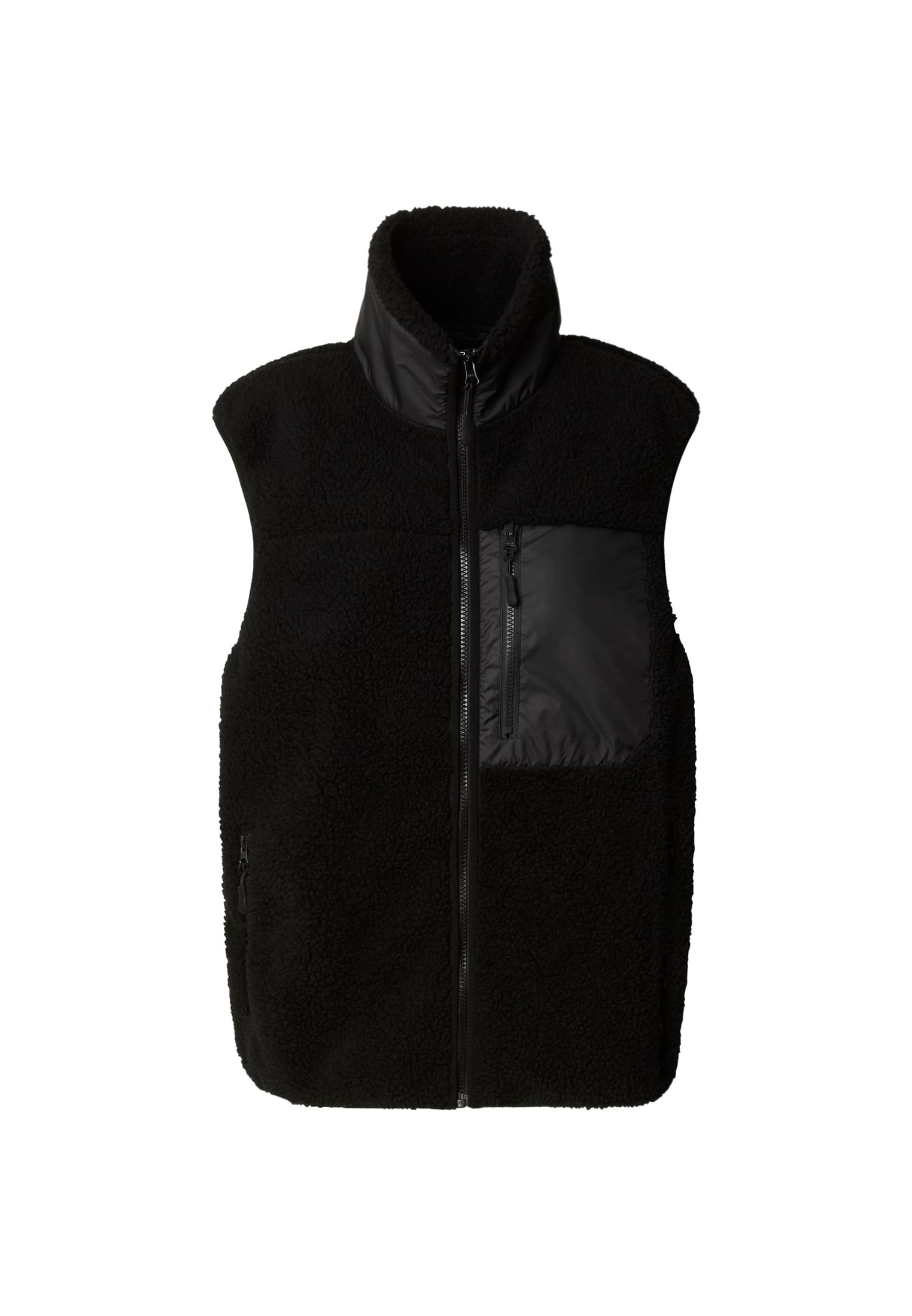 Bonded Sherpa Vest black | black