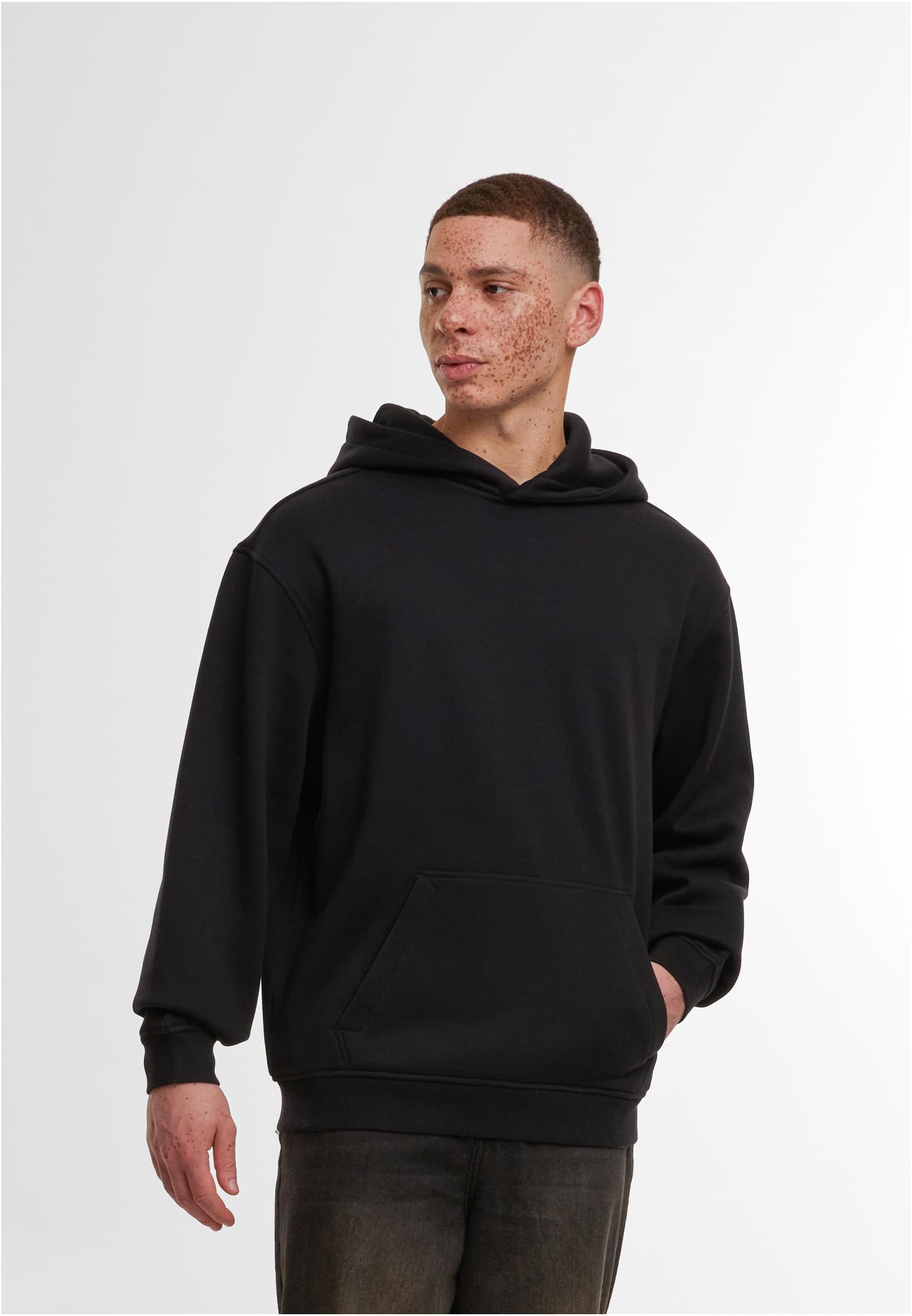 Loose Fit Hoody black | black