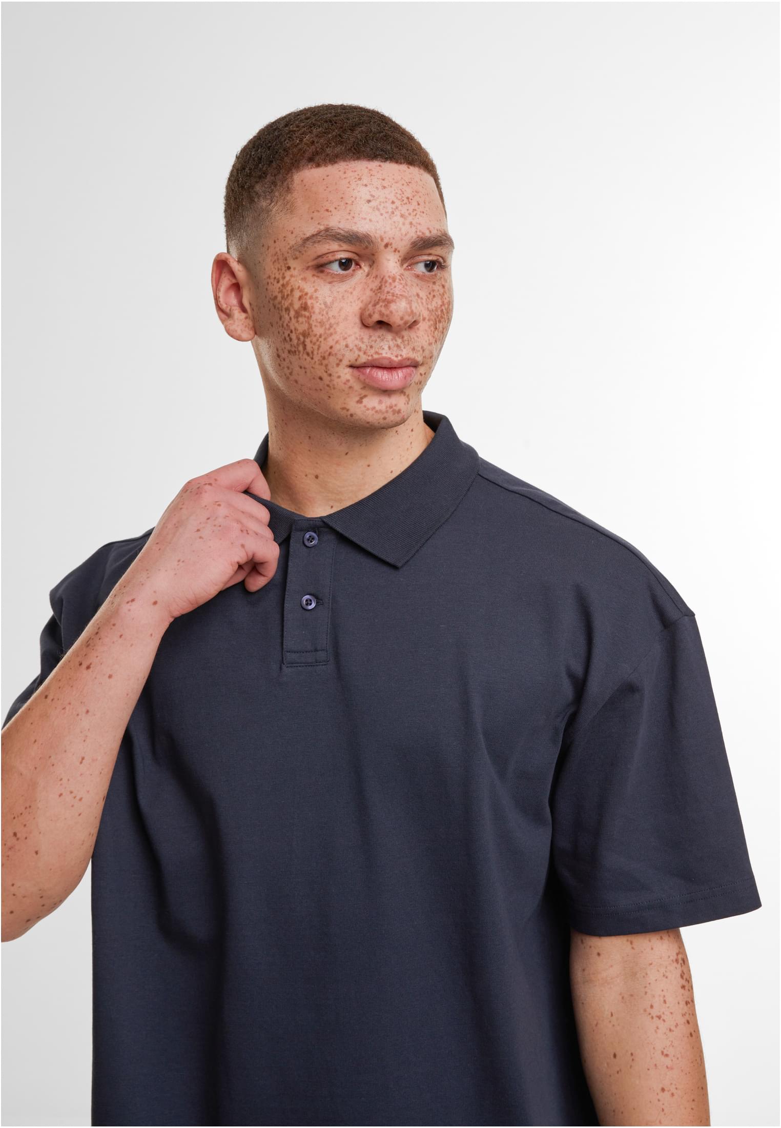Oversized Polo Shirt navy | navy