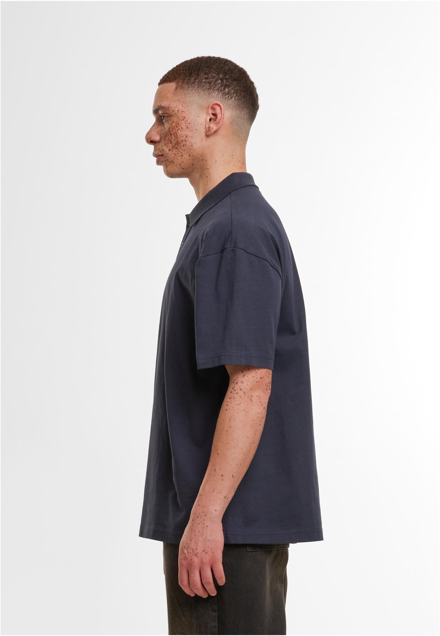 Oversized Polo Shirt navy | navy