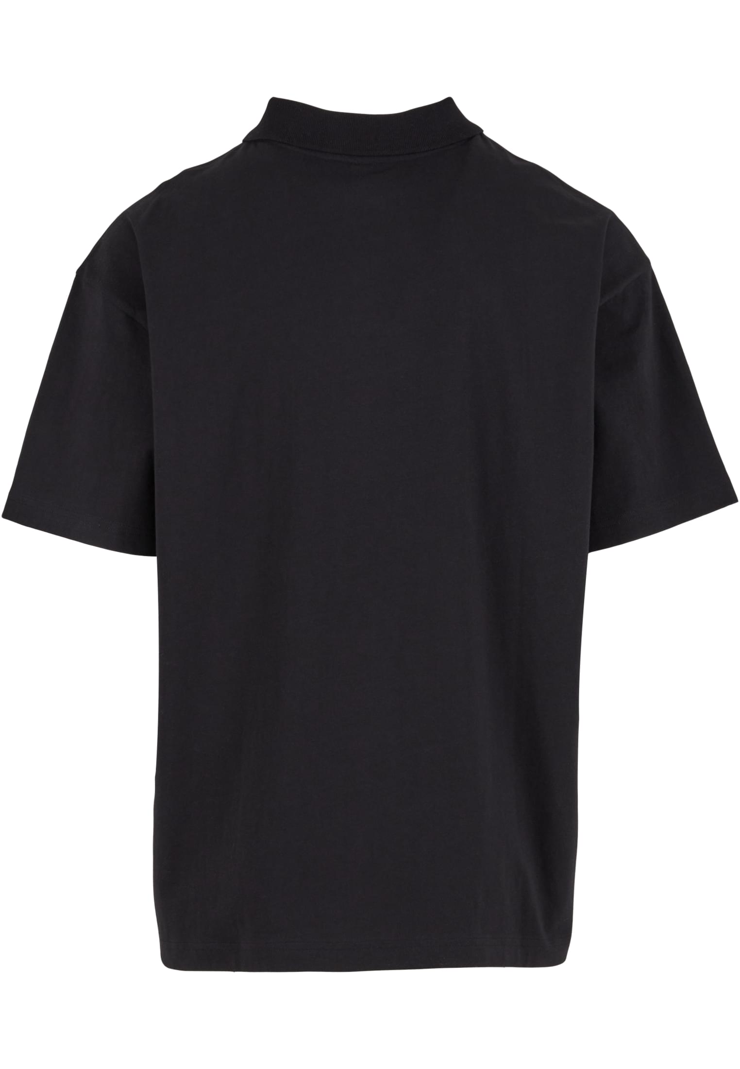 Oversized Polo Shirt black | black