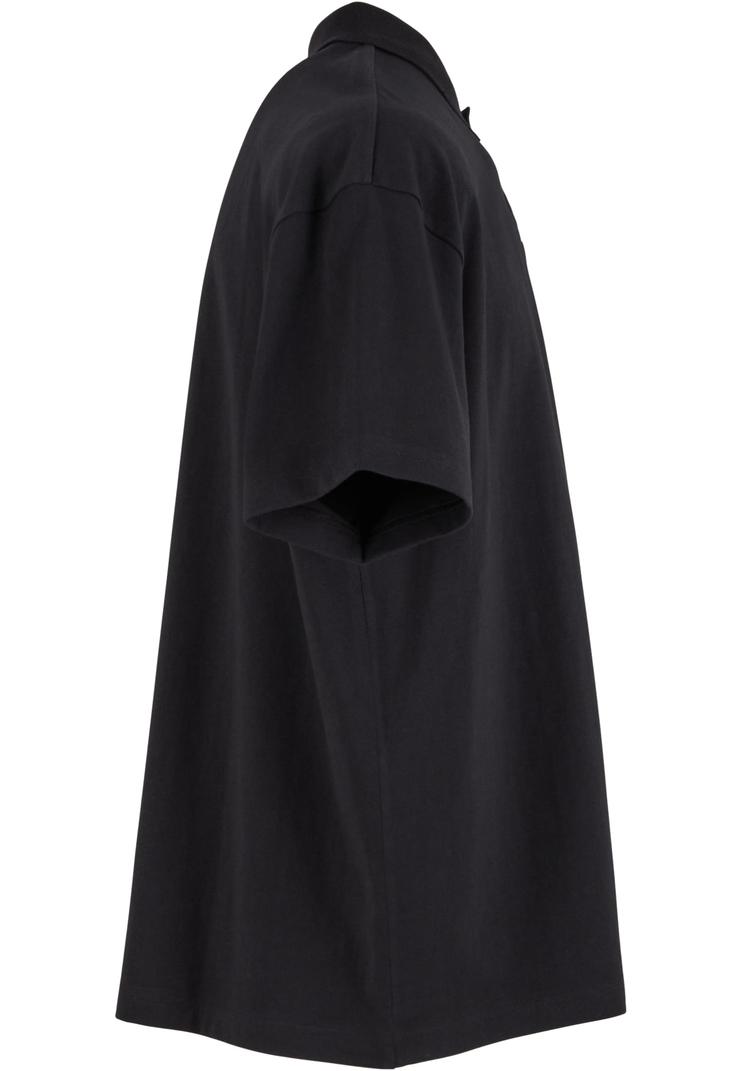 Oversized Polo Shirt black | black