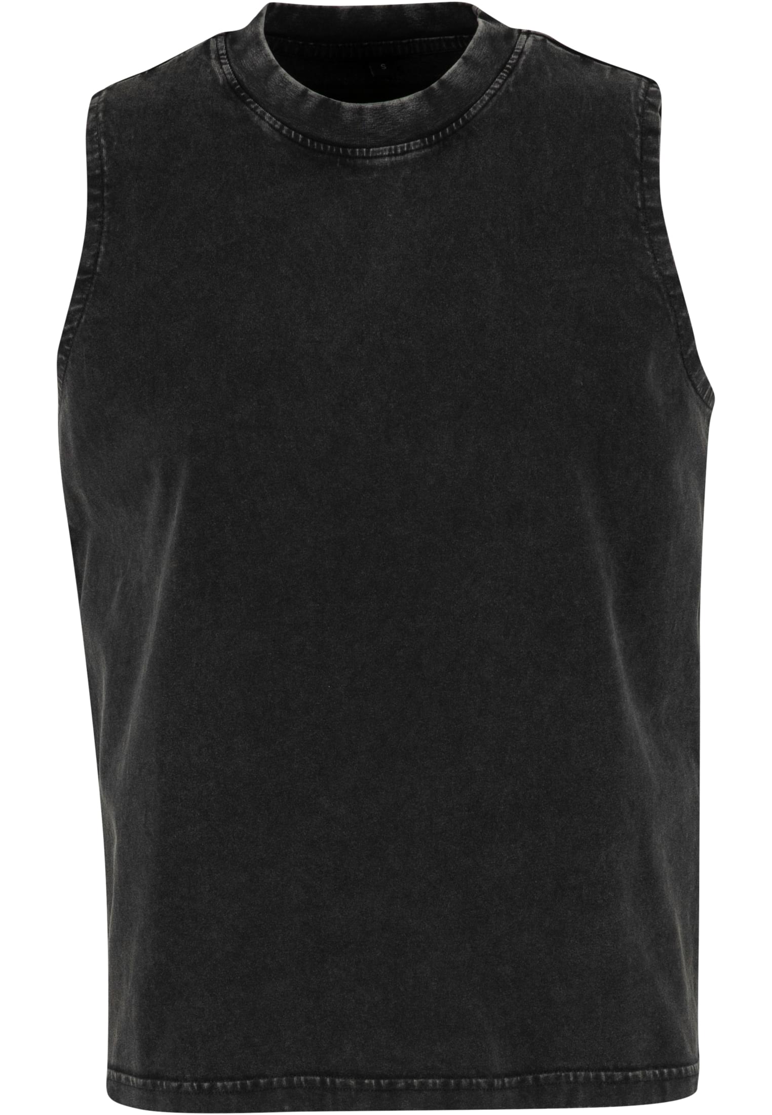 Ladies Vintage Washed Sleeveless Tee black | black