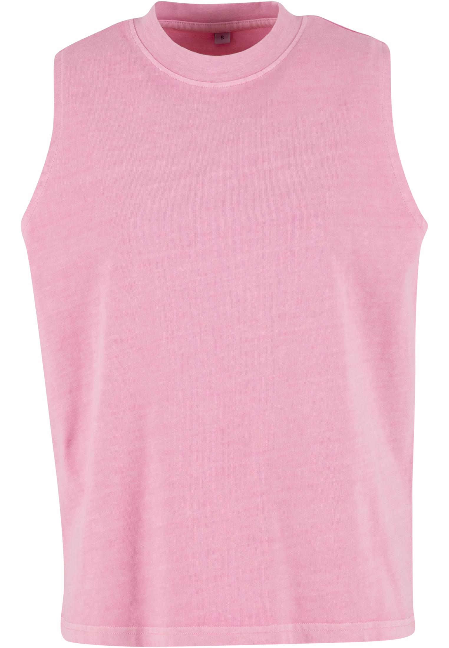 Ladies Vintage Washed Sleeveless Tee coolpink | coolpink