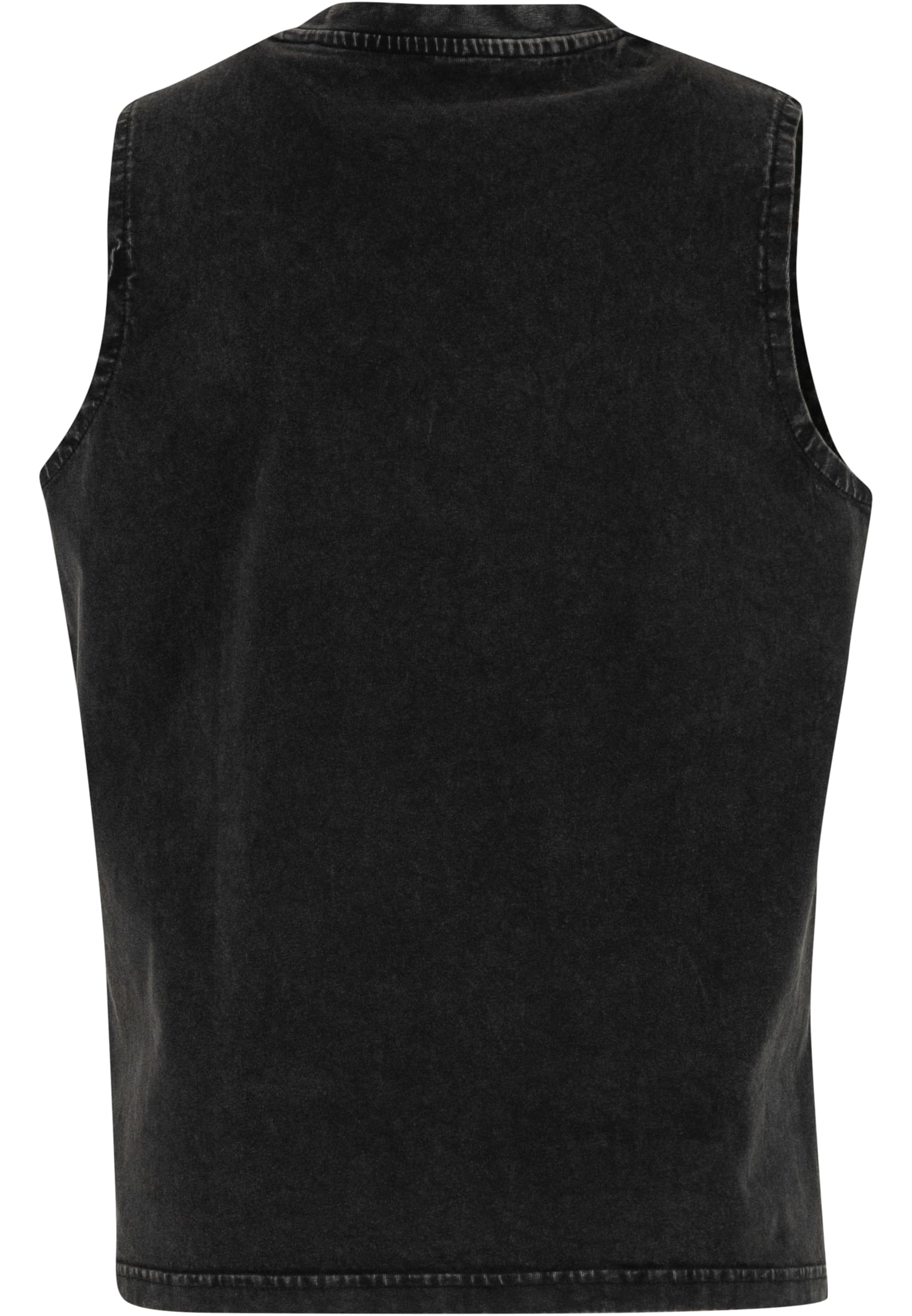 Ladies Vintage Washed Sleeveless Tee black | black