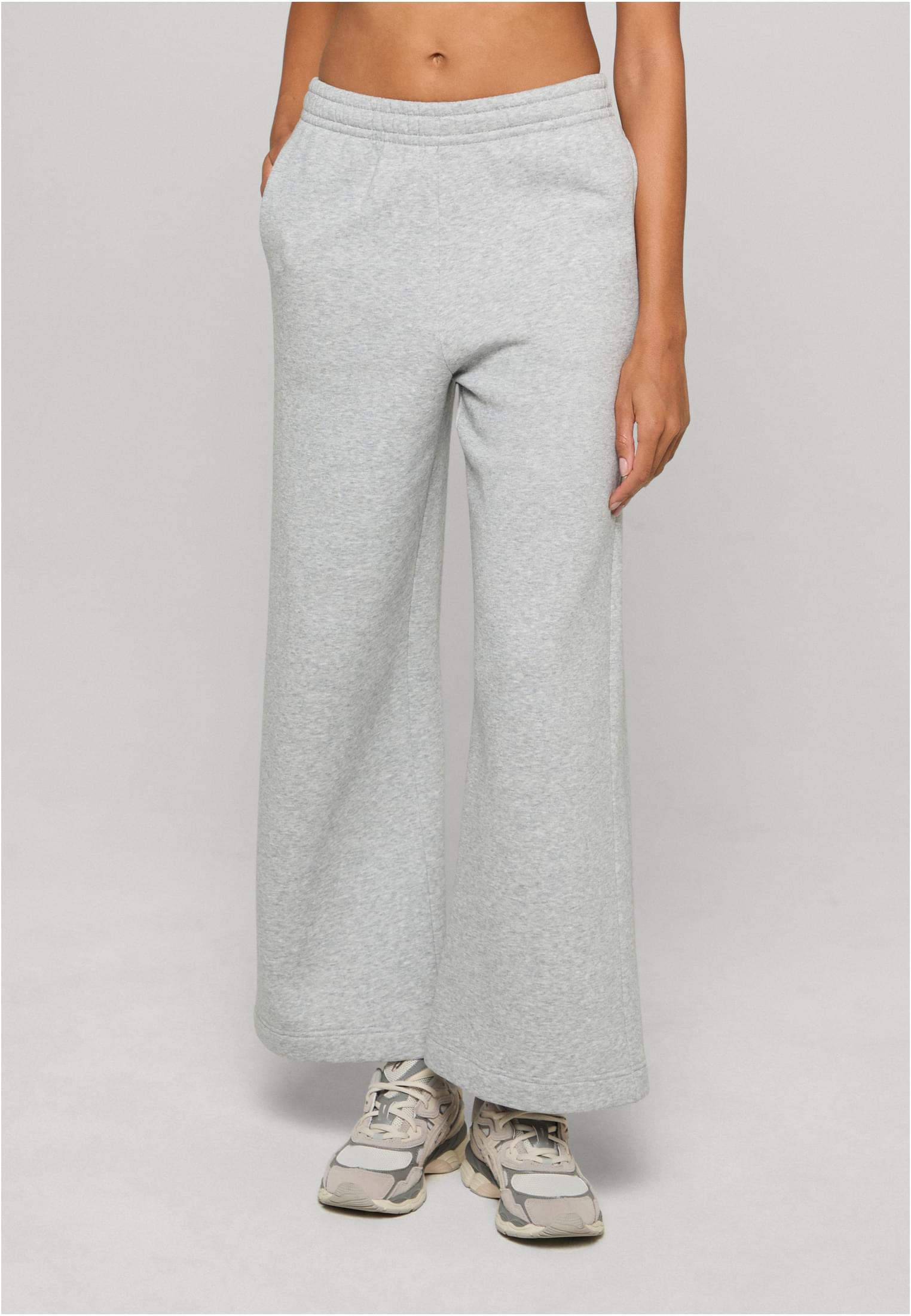 Ladies Wideleg Sweatpants heathergrey | heathergrey