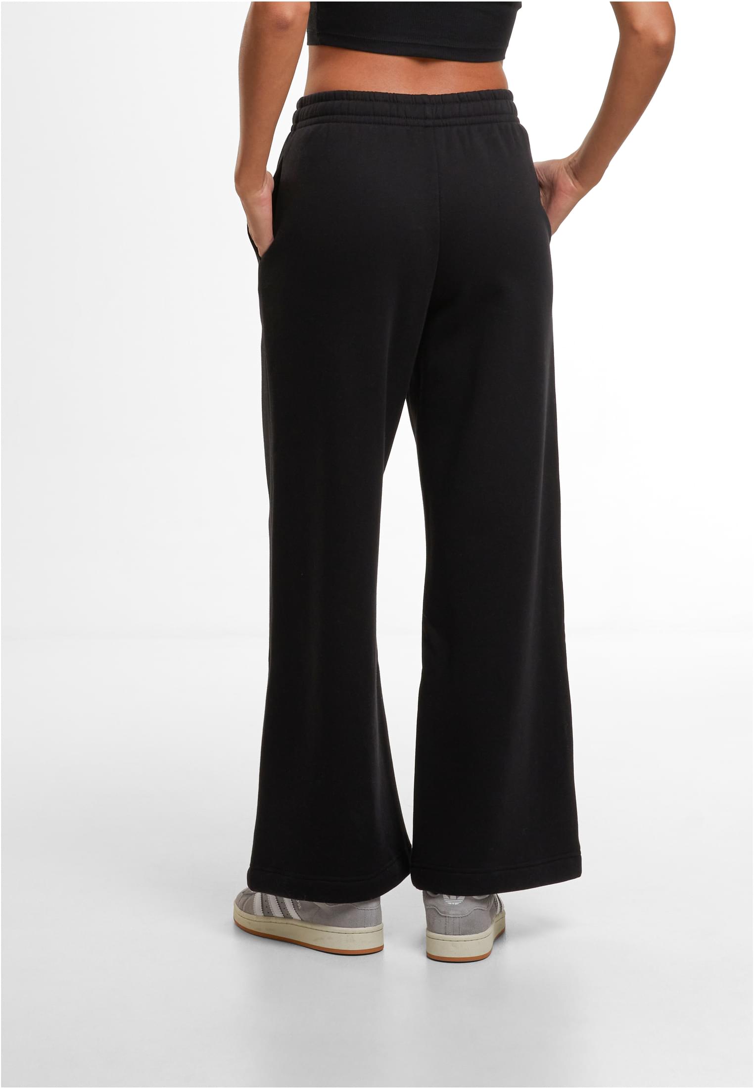 Ladies Wideleg Sweatpants black | black