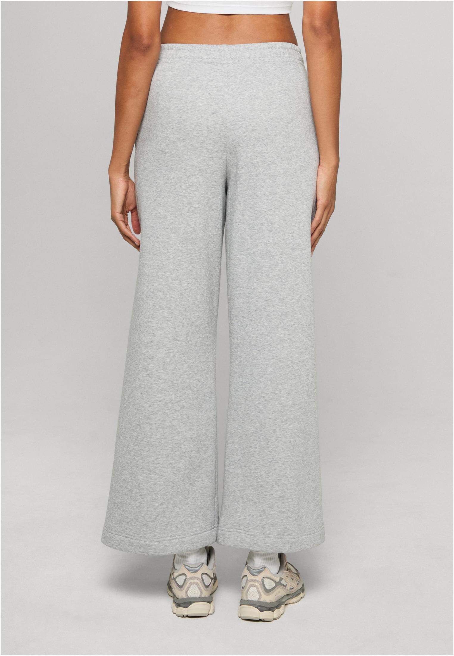 Ladies Wideleg Sweatpants heathergrey | heathergrey