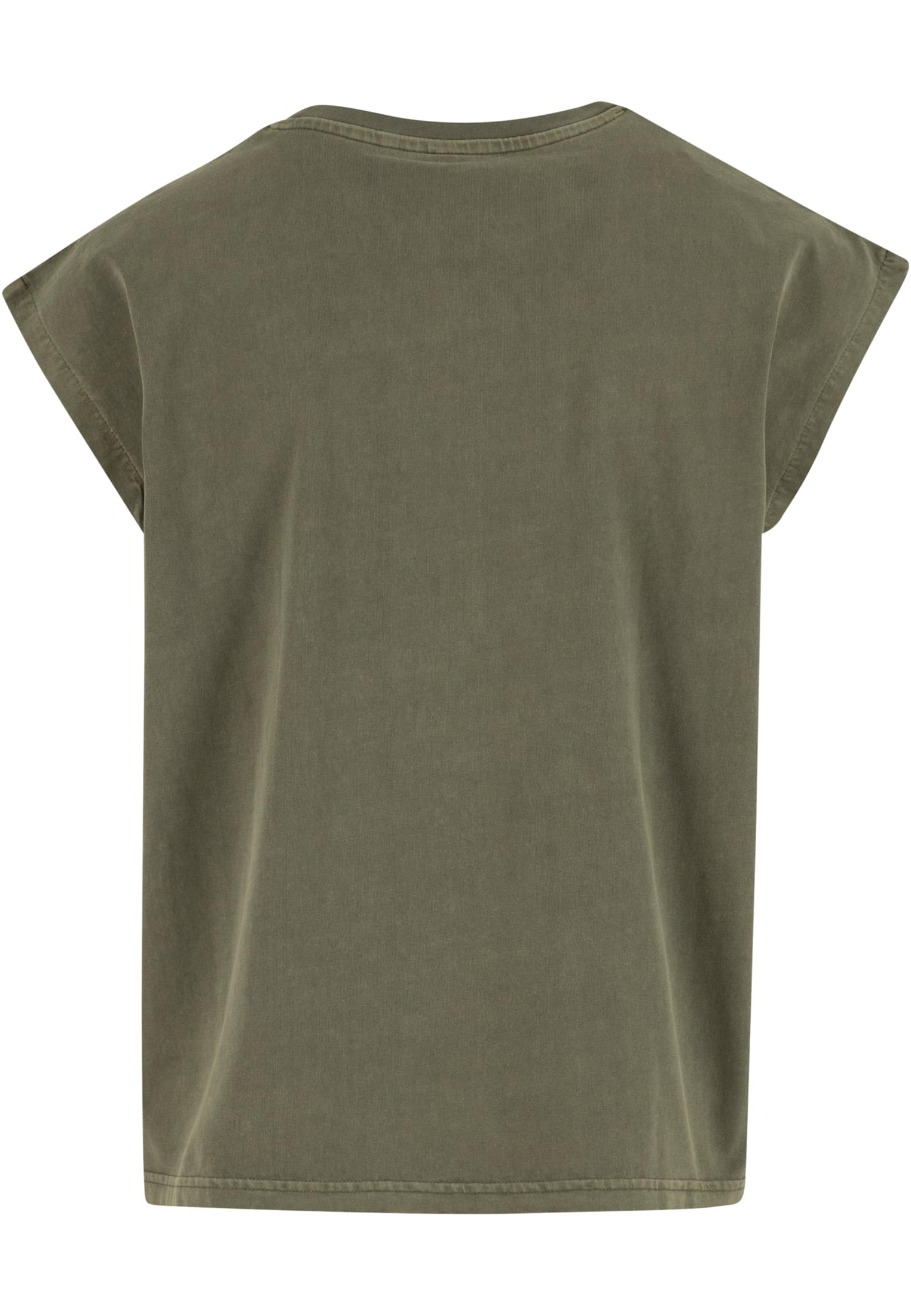 Vintage Cropped Heavy Sleeveless Tee warmkhaki | warmkhaki