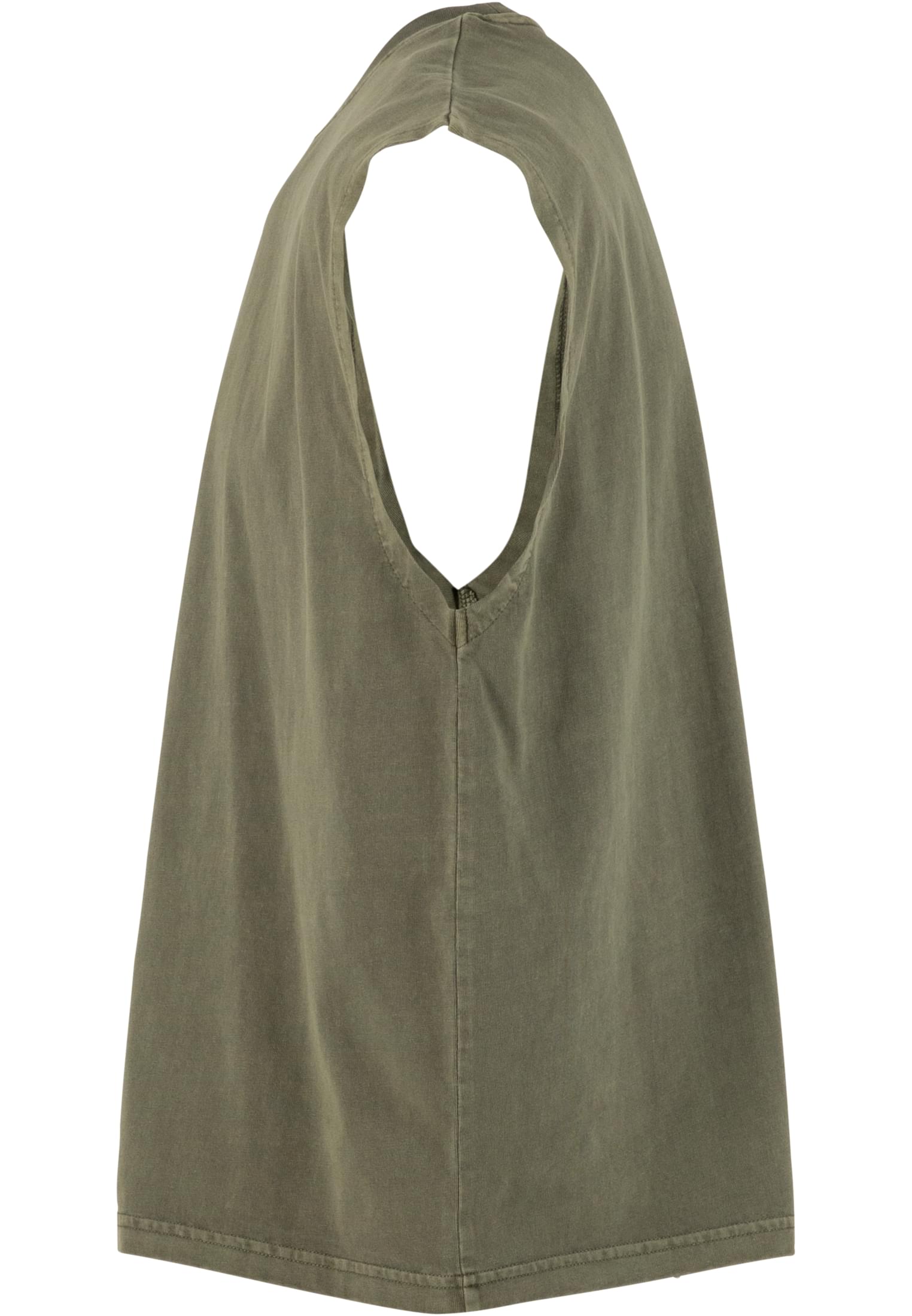 Vintage Cropped Heavy Sleeveless Tee warmkhaki | warmkhaki
