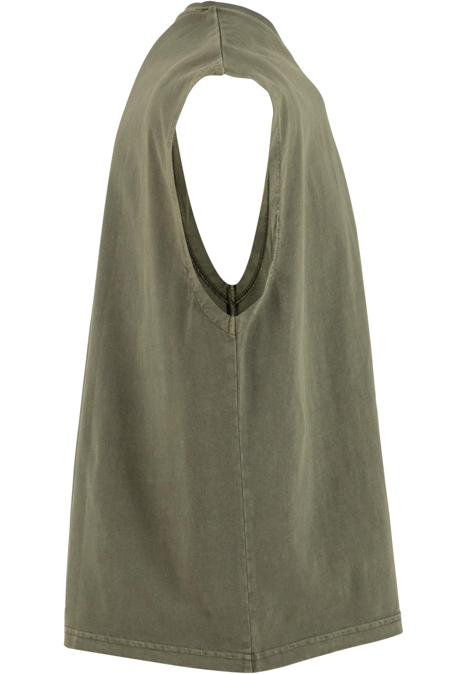 Vintage Cropped Heavy Sleeveless Tee warmkhaki | warmkhaki