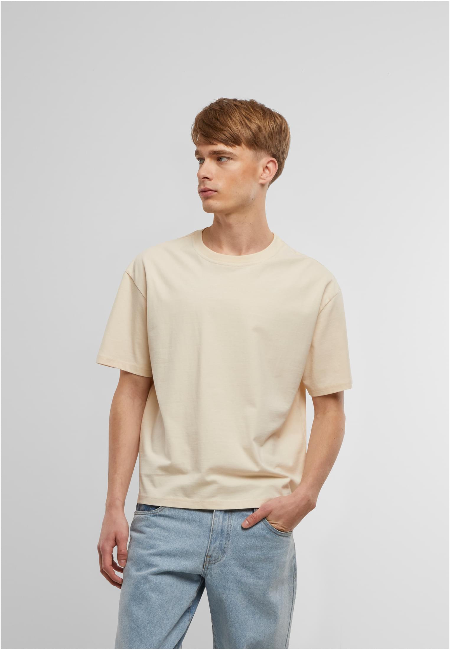 Cropped Oversize Tee sand | sand