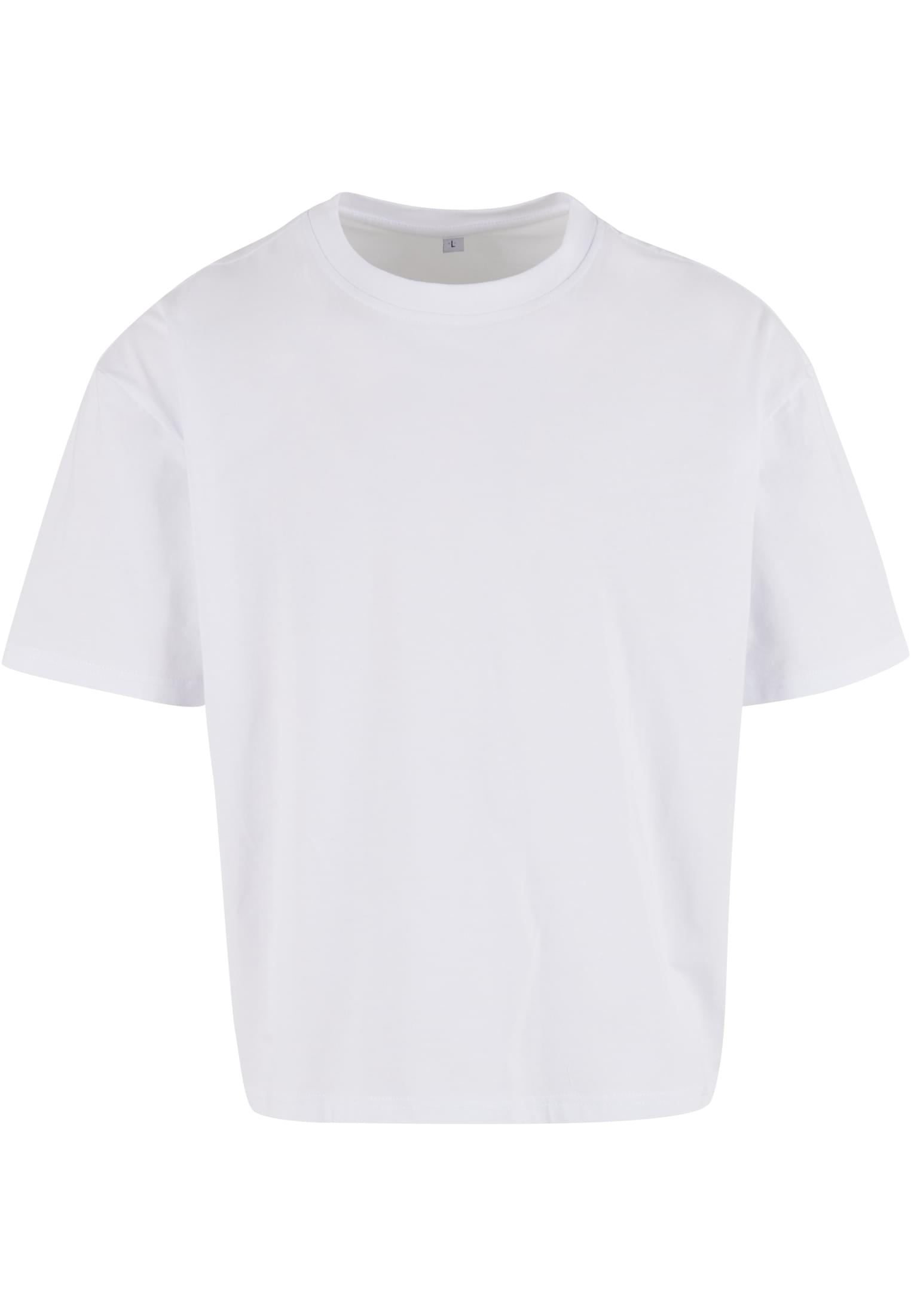 Cropped Oversize Tee white | white