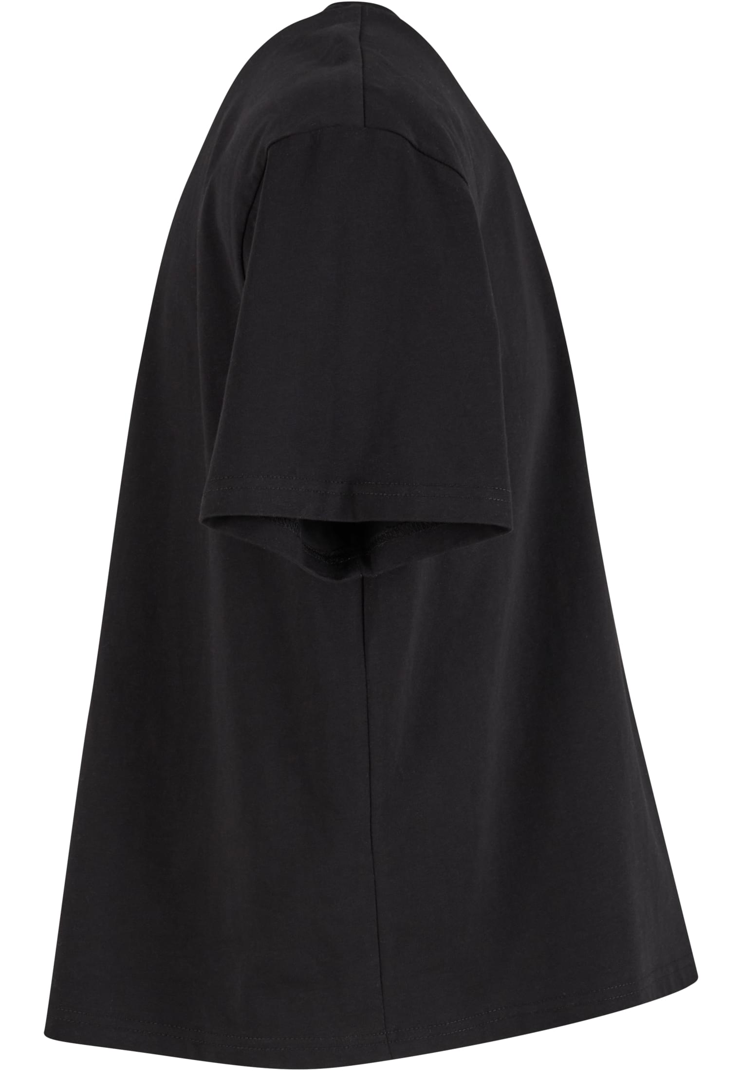 Cropped Oversize Tee black | black