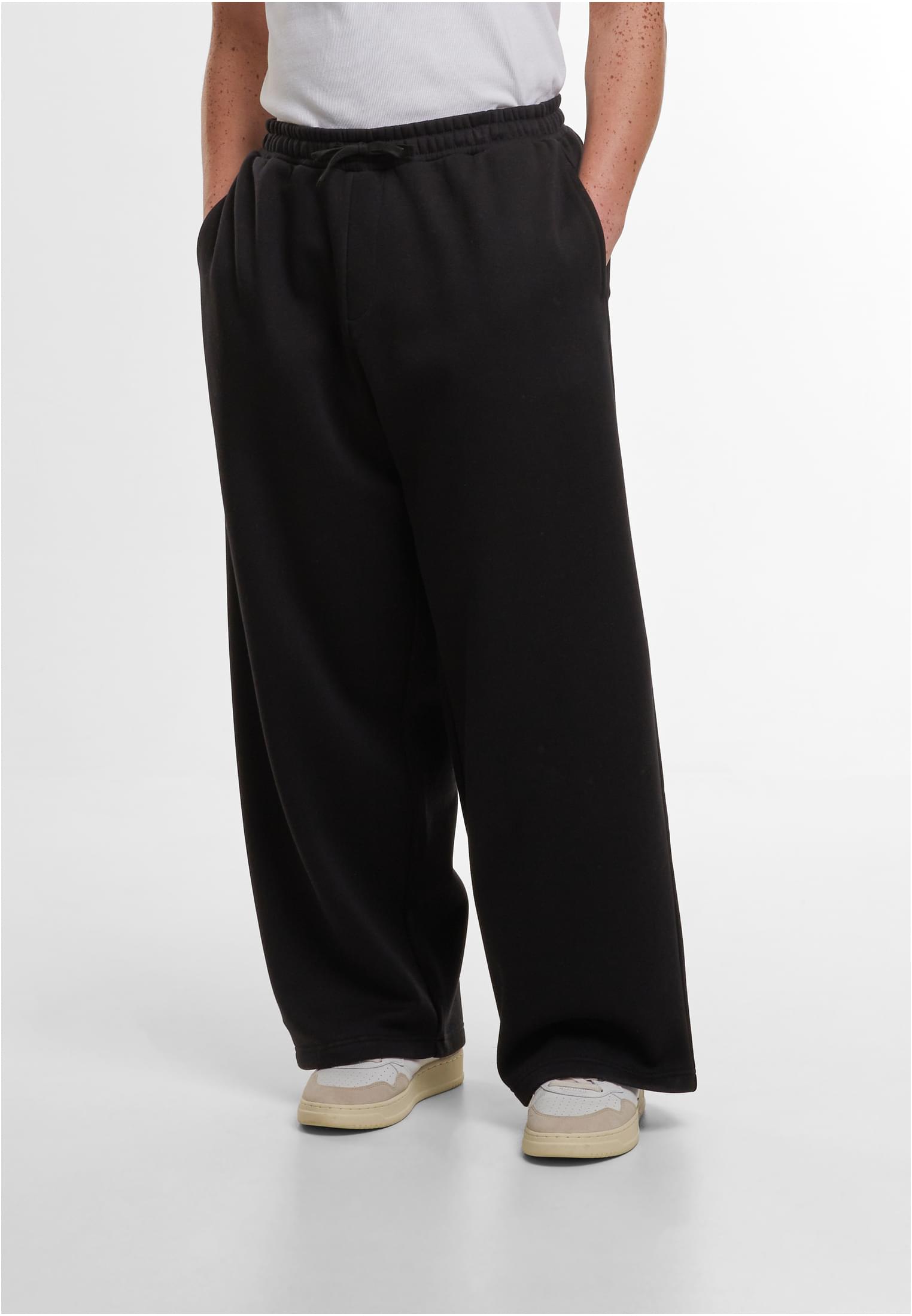 Wideleg Sweatpants black | black