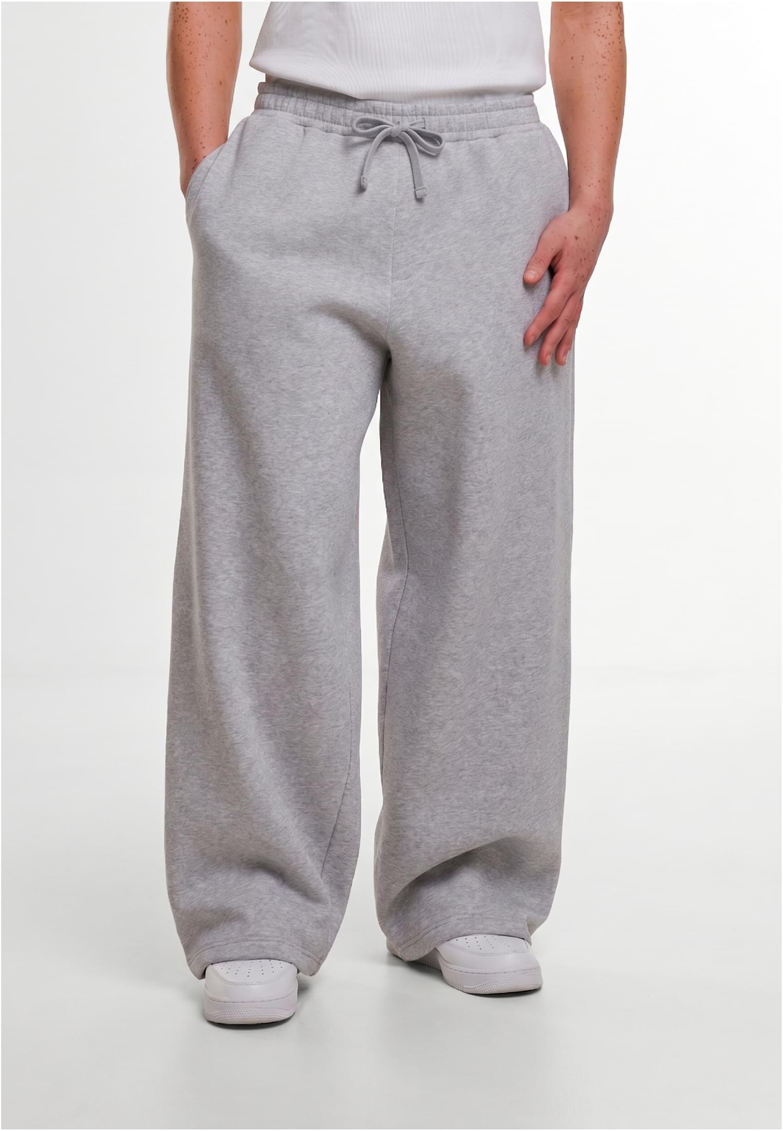 Wideleg Sweatpants heathergrey | heathergrey