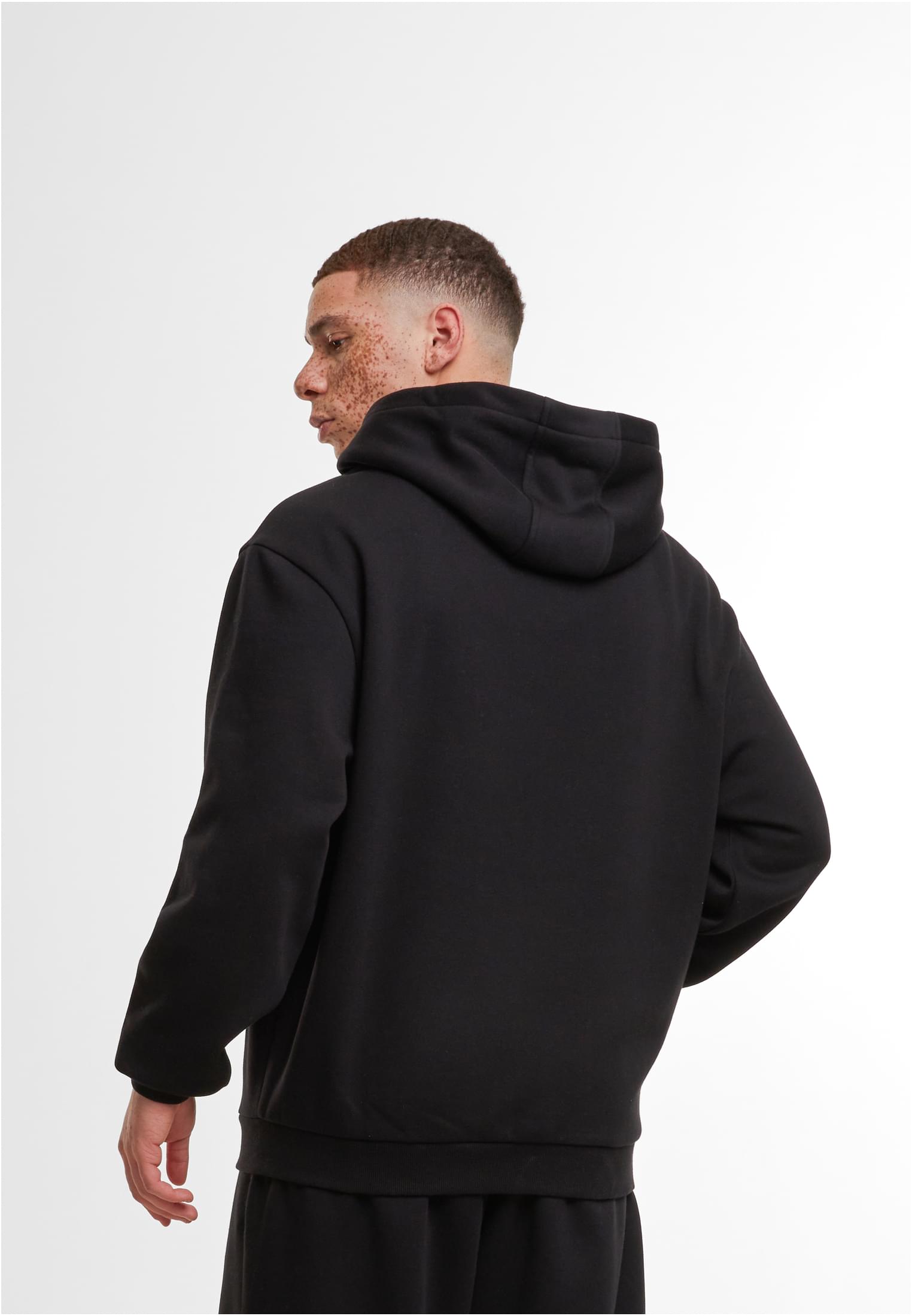 Loose Fit Zip Hoody black | black