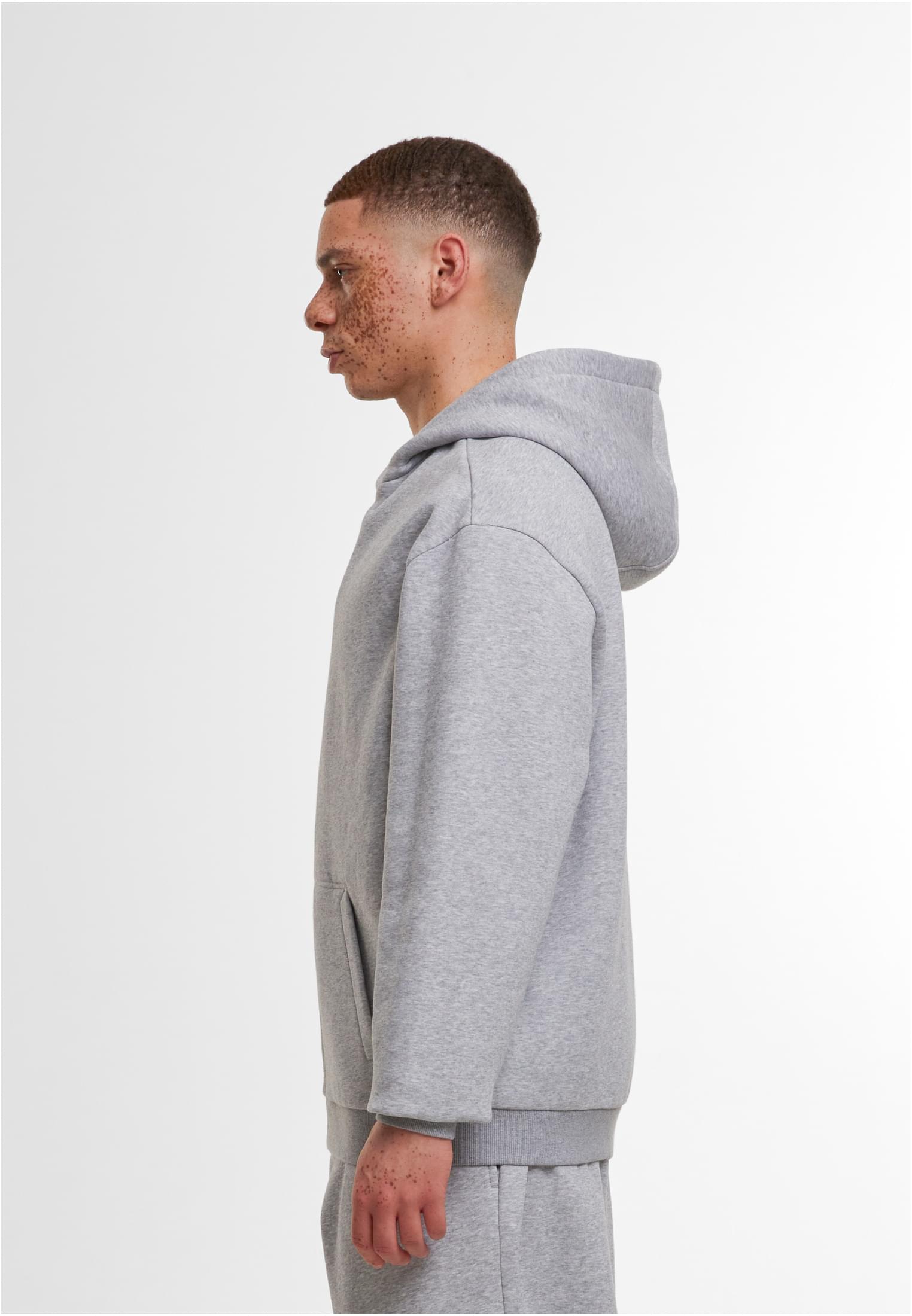 Loose Fit Zip Hoody heathergrey | heathergrey