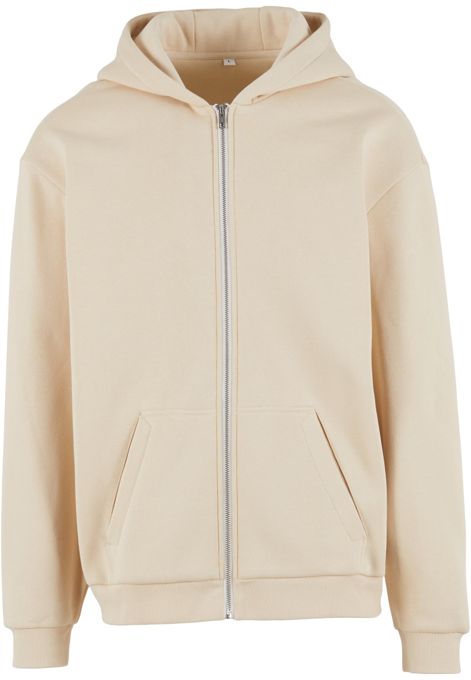 Loose Fit Zip Hoody sand | sand