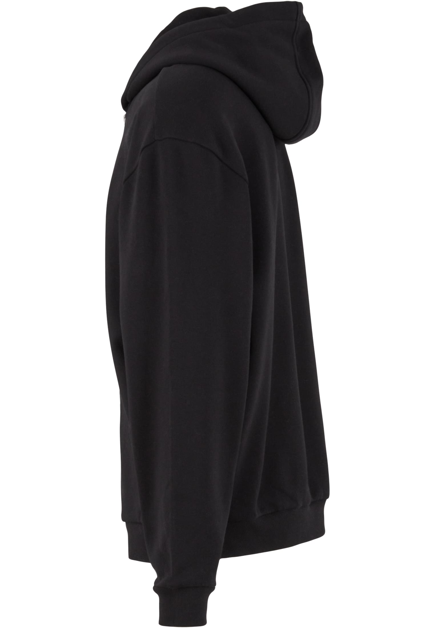 Loose Fit Zip Hoody black | black