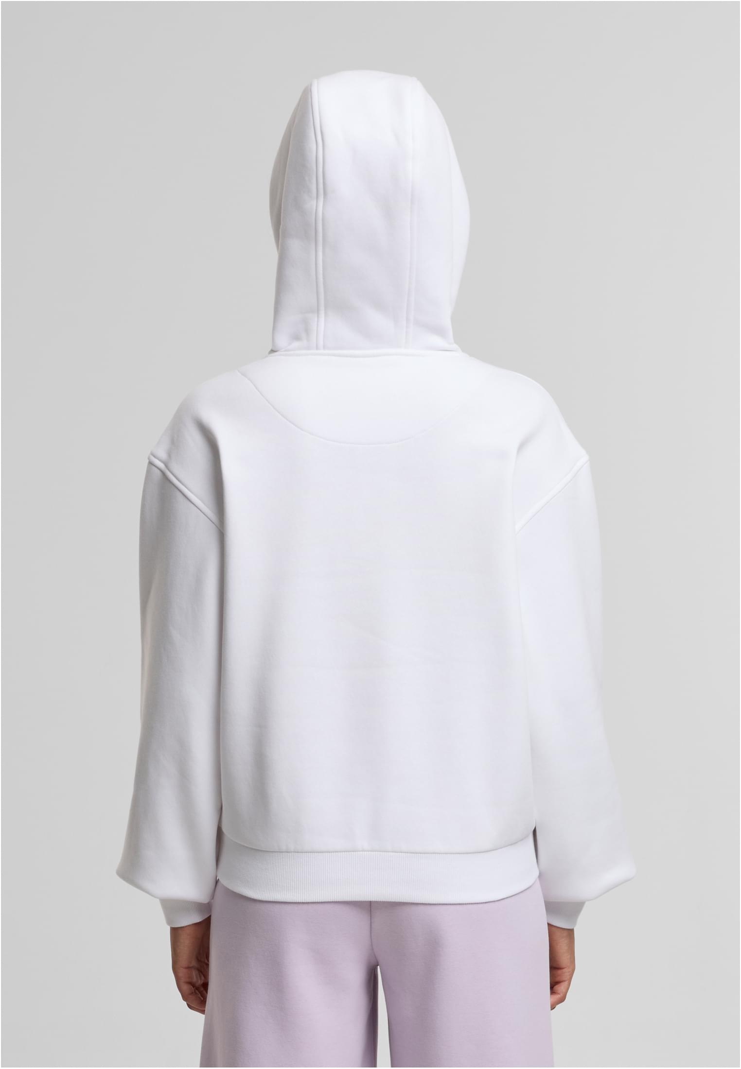 Ladies Loose Fit Hoody white | white