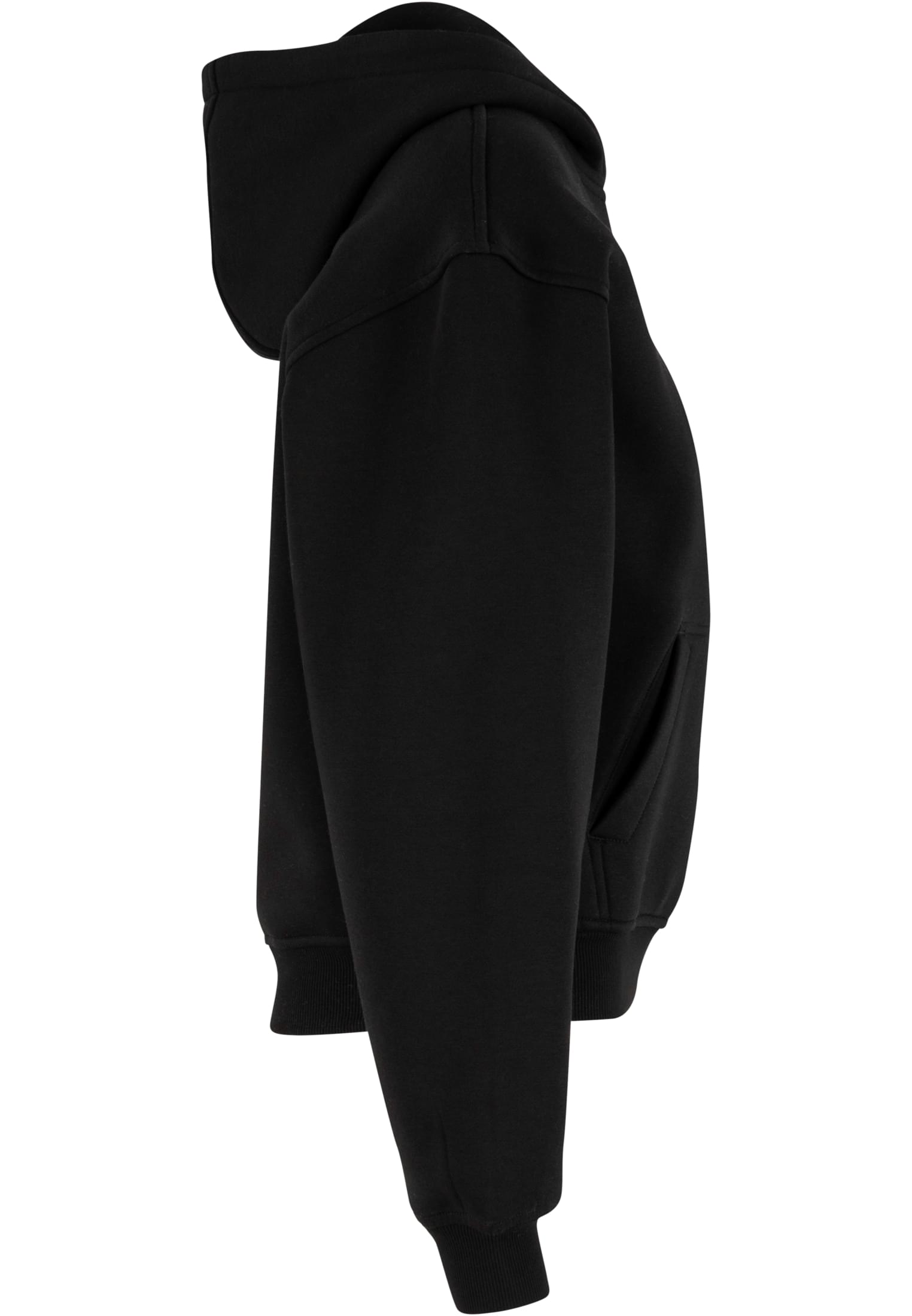 Ladies Loose Fit Hoody black | black
