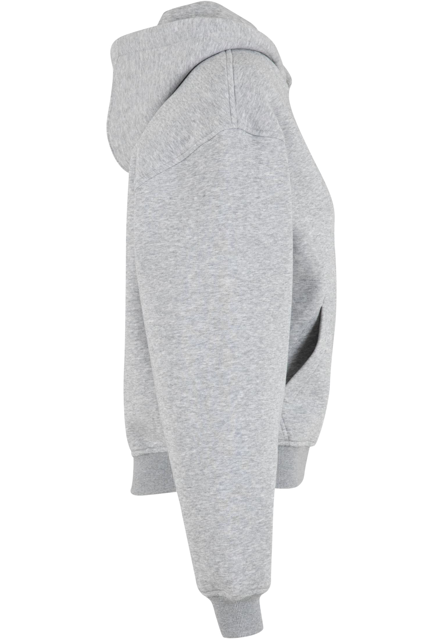 Ladies Loose Fit Hoody heathergrey | heathergrey