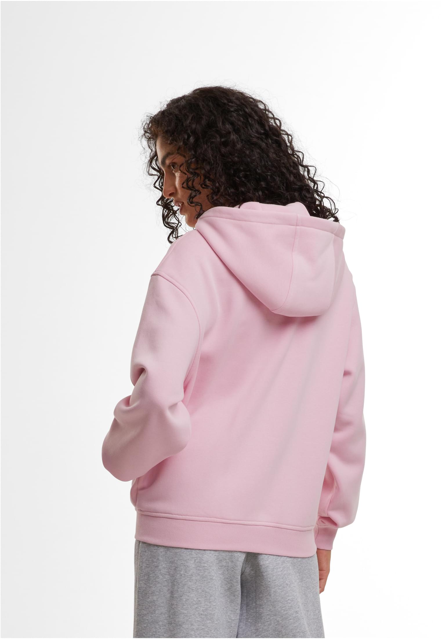 Ladies Loose Fit Zip Hoody softpink | softpink