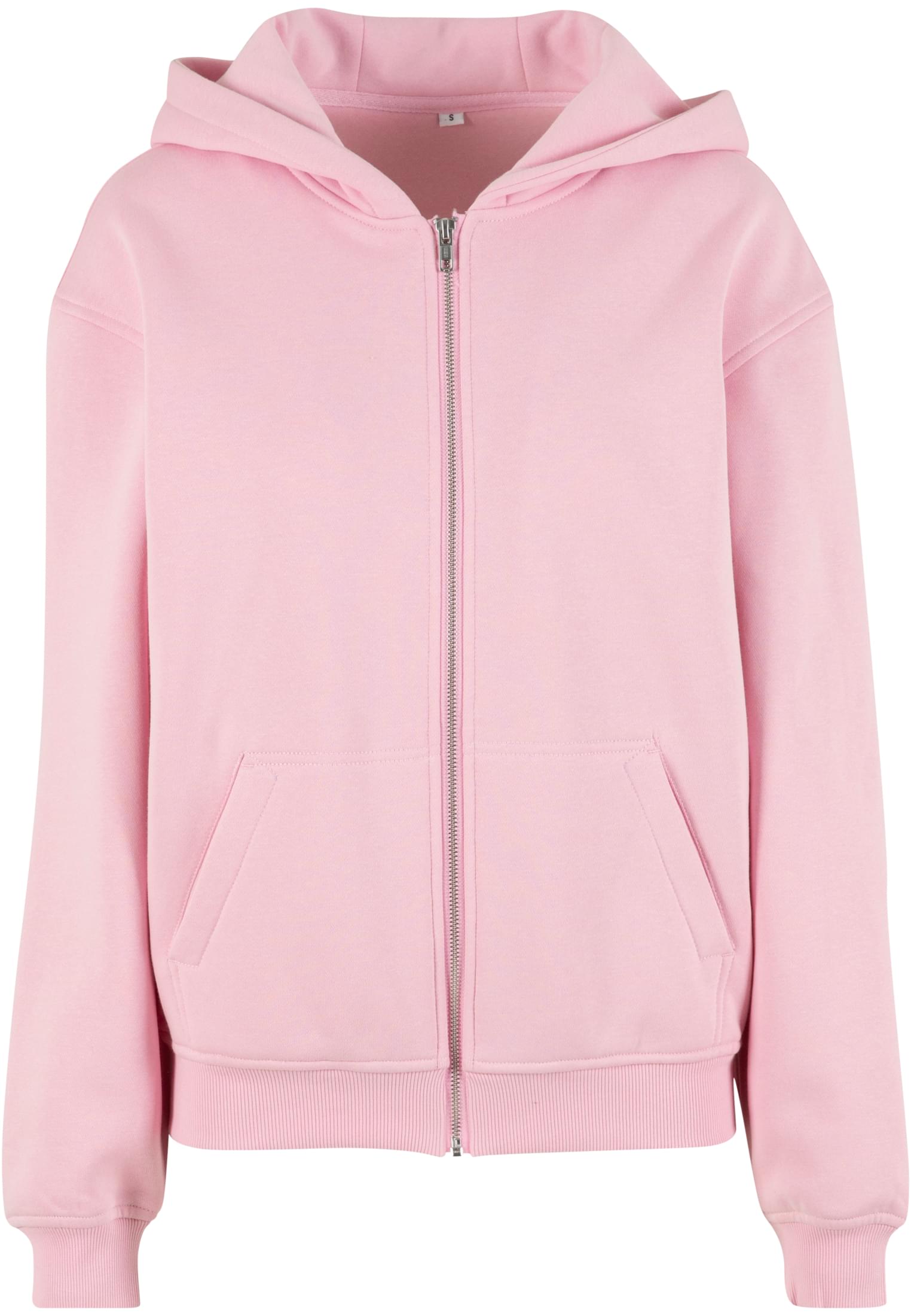 Ladies Loose Fit Zip Hoody softpink | softpink