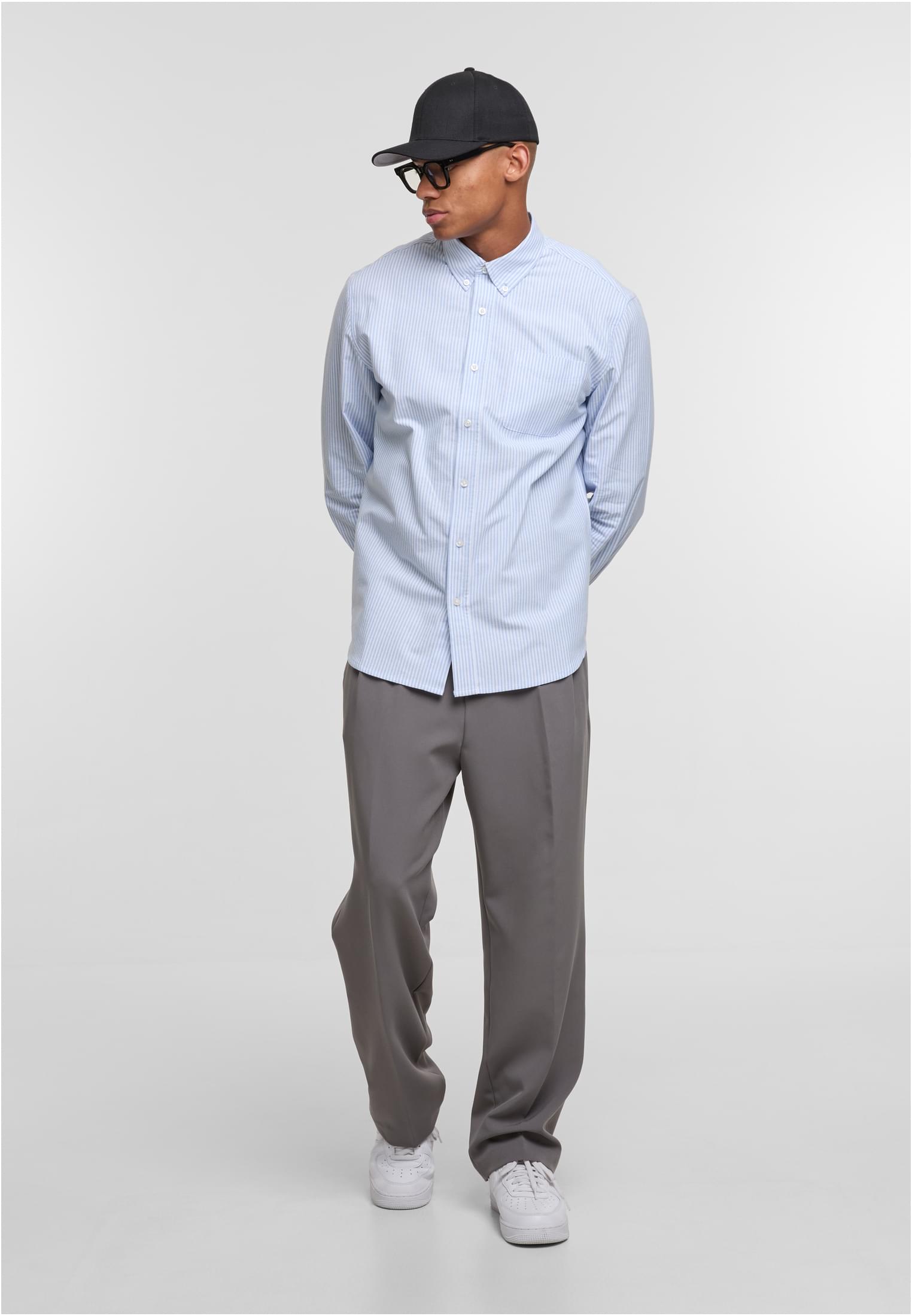 Striped Button Up Oxford Shirt lighthorizonblue/white | lighthorizonblue/white