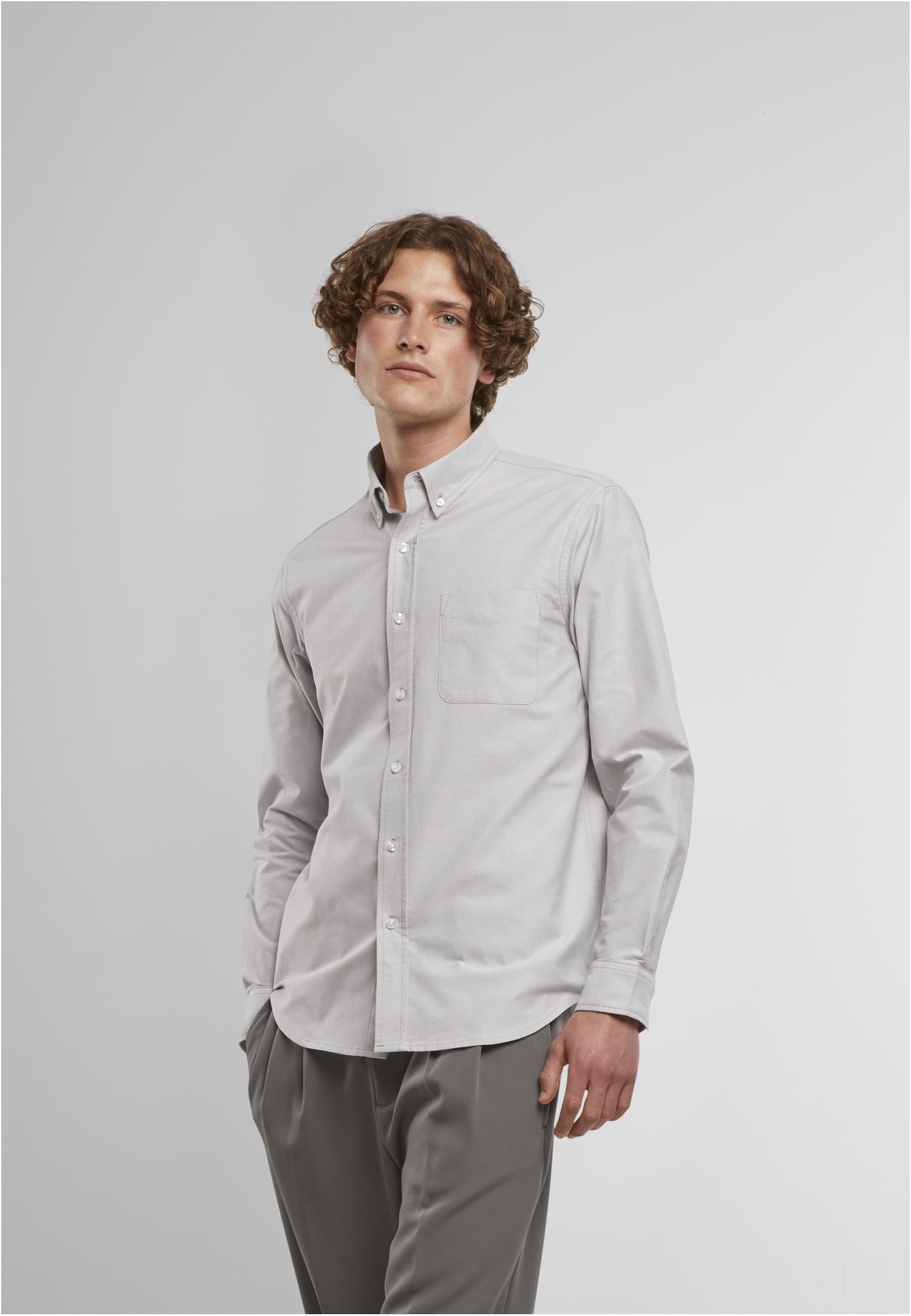 Button Up Oxford Shirt lightthundergrey | lightthundergrey