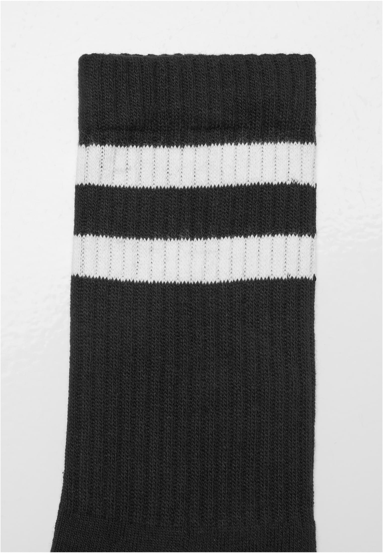 Double Stripe Socks 5-Pack black/white | black/white