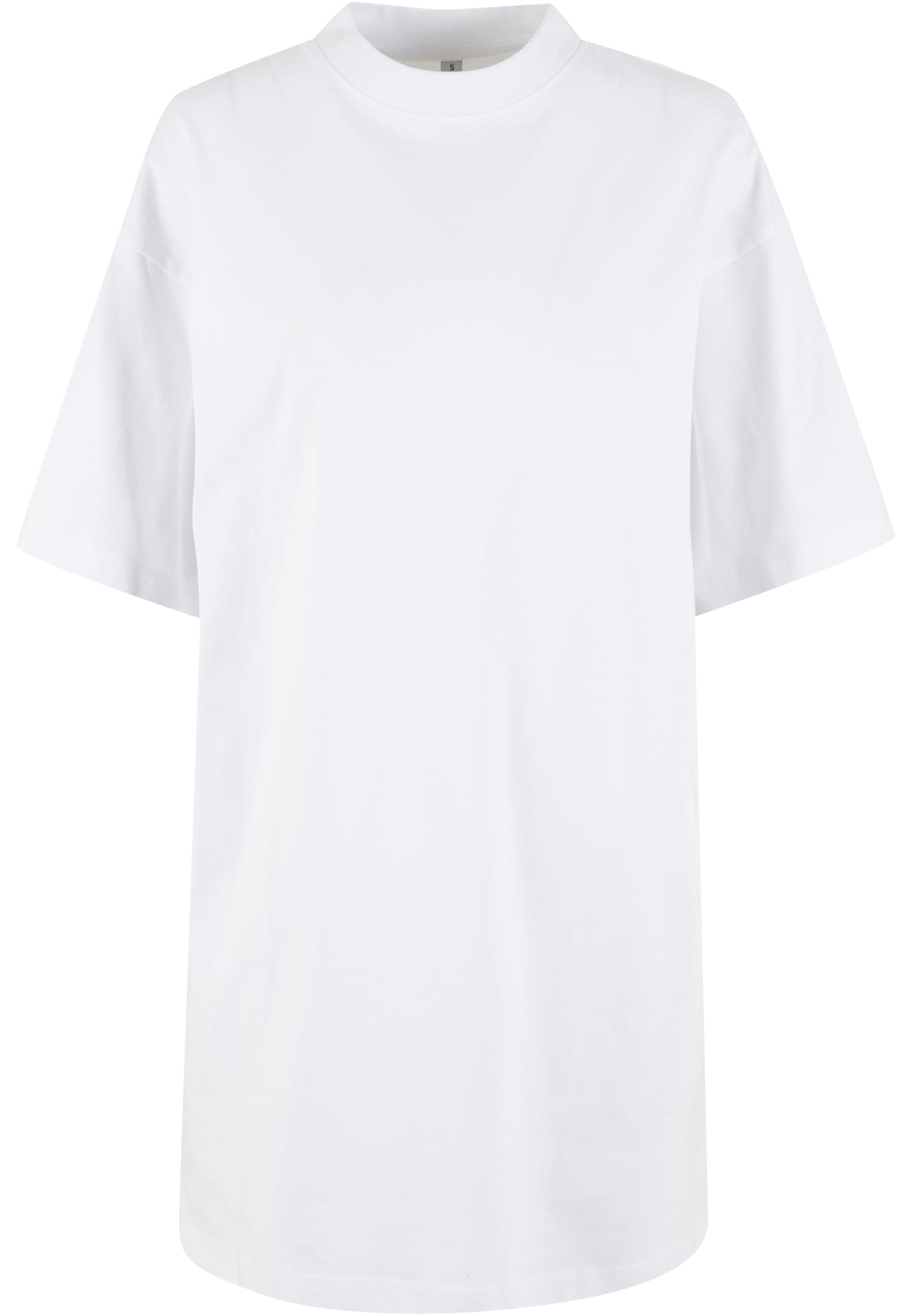 Ladies Heavy Oversized Tee Dress white | white