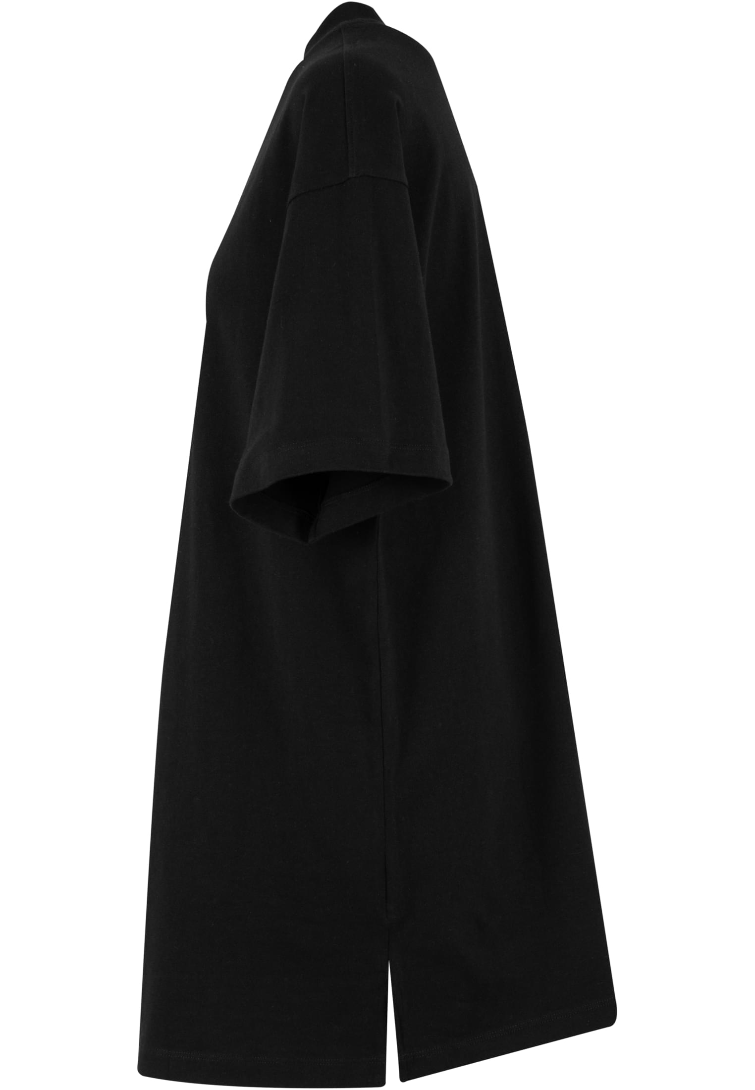 Ladies Heavy Oversized Tee Dress black | black