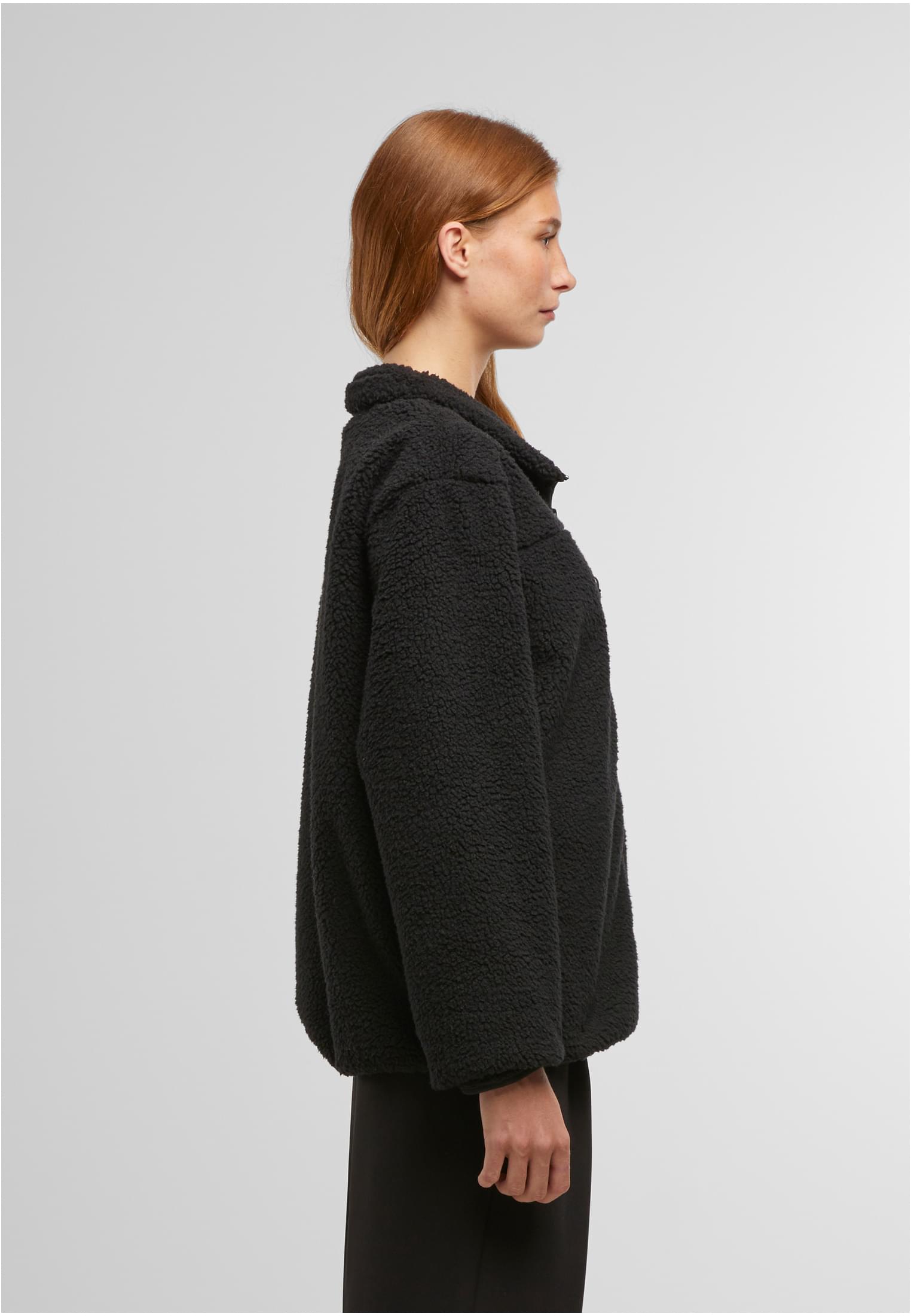 Bonded Sherpa Jacket black | black
