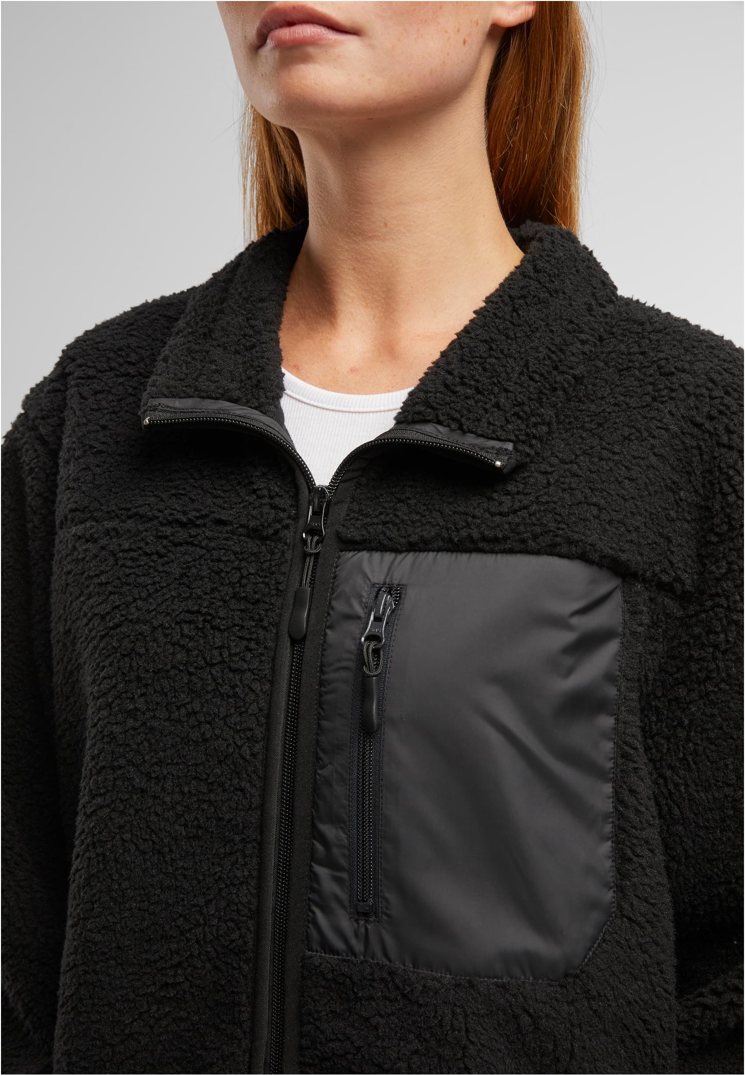 Bonded Sherpa Jacket black | black