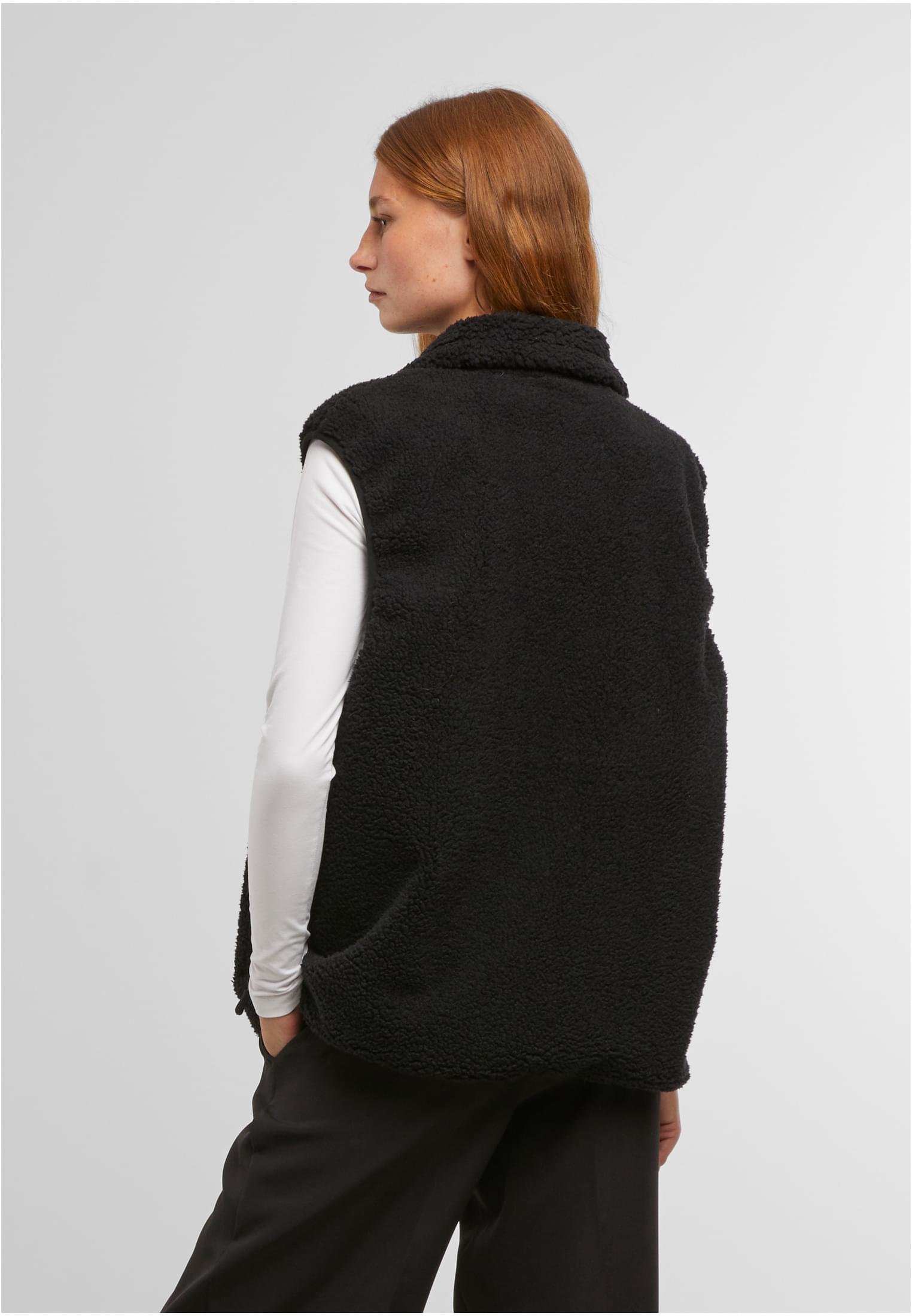 Bonded Sherpa Vest black | black