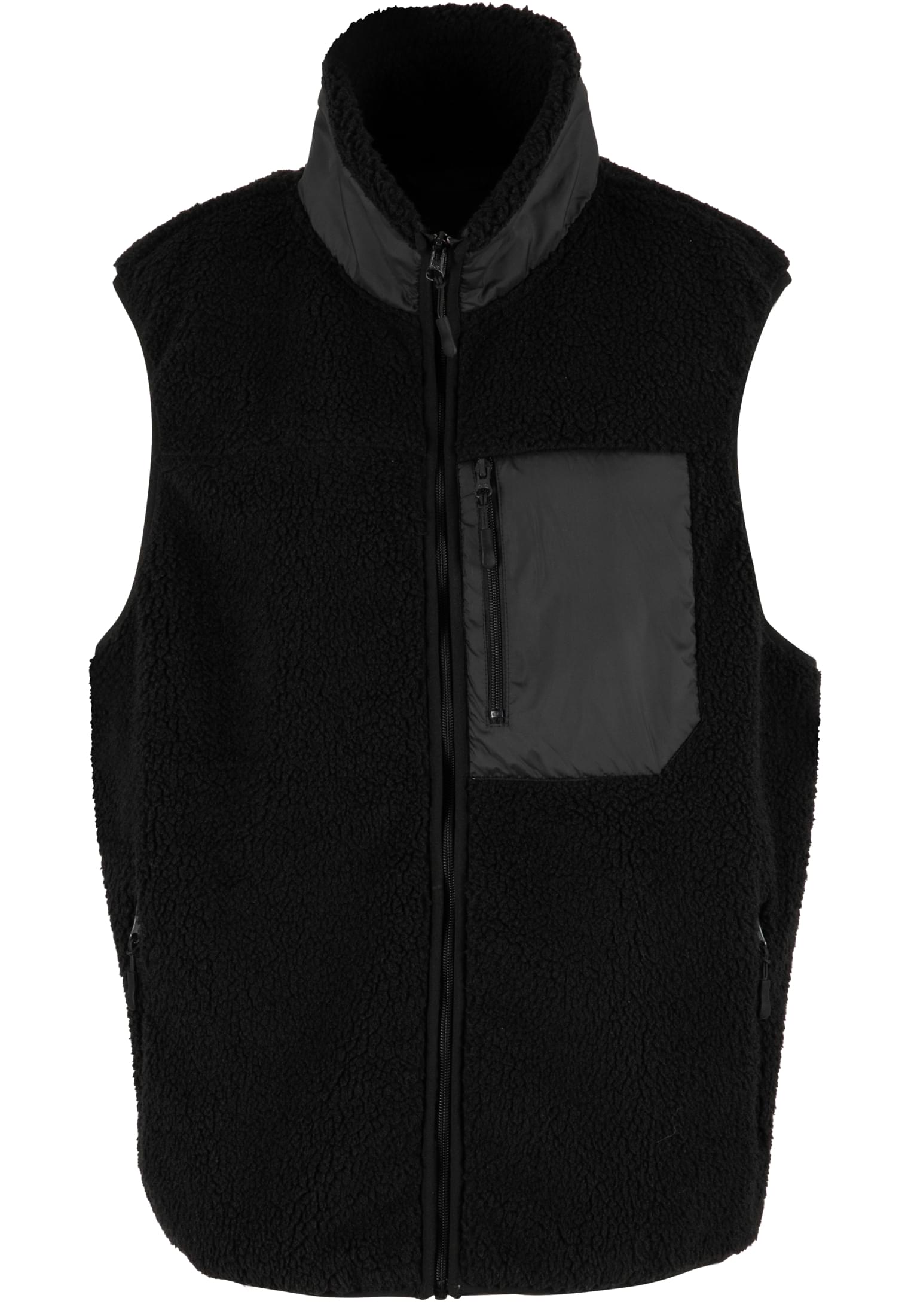 Bonded Sherpa Vest black | black